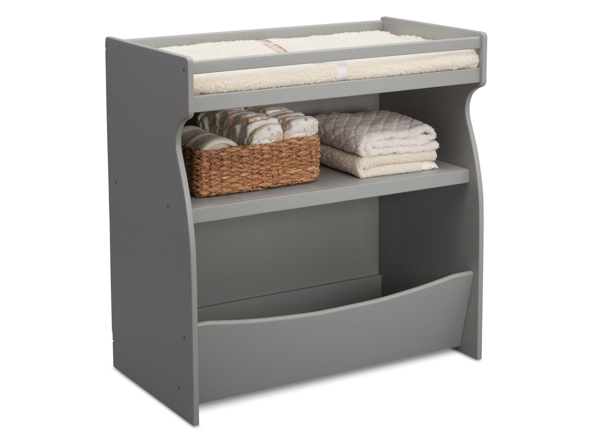 2 in 1 Baby Changing Table with Storage - Convertible Nursery Dresser for Diaper Changing & Organization - Perfect for Newborns & Toddlers Bedroom