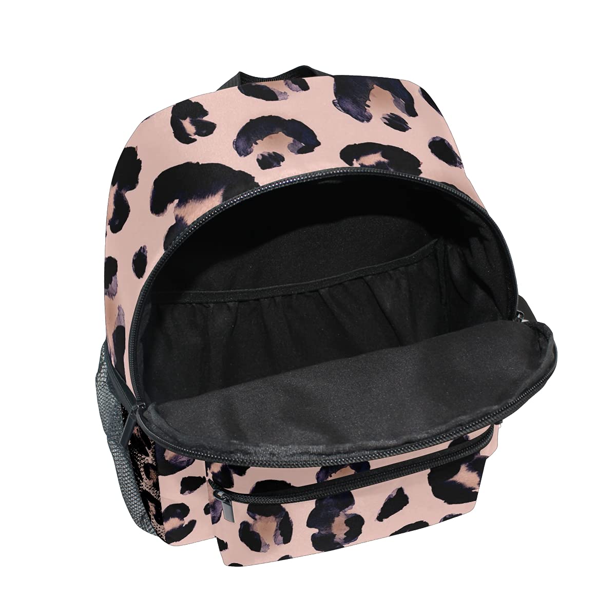 ODAWA Custom Personalized Preschool Backpack with Name Embroidery - Leopard Print School Bag for Kids | Perfect for Kindergarten, Daycare & Travel