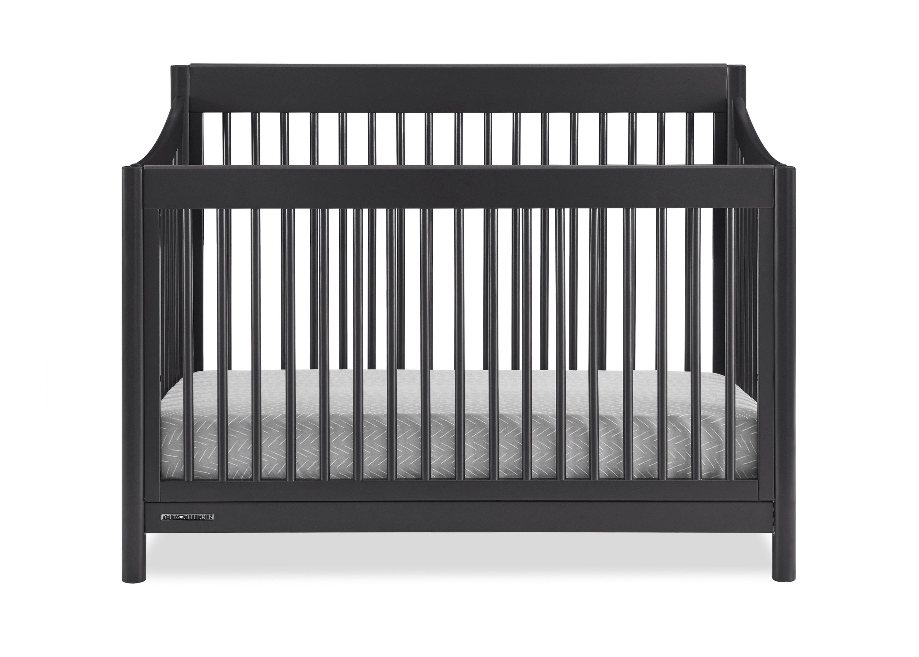 Brooks 6-in-1 Convertible Baby Crib - White Nursery Furniture for Newborn to Toddler Bed - Perfect for Nursery, Bedroom & Daycare Use