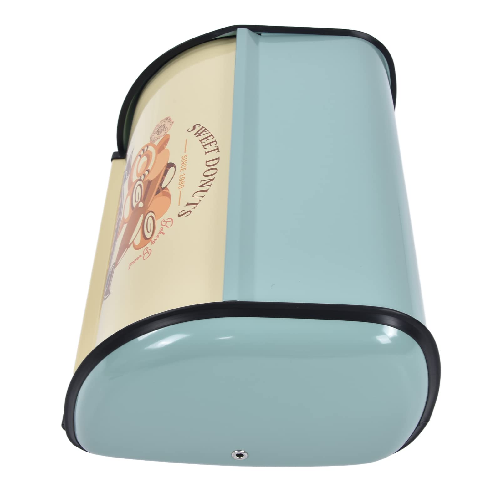 Stainless Steel Bread Bin - Large Capacity Bread Holder & Snack Storage Container for Bakery, Coffee Shop, Kitchen (Blue) | Perfect for Fresh Bread Storage & Display in Bakeries, Cafés & Home Kitchens