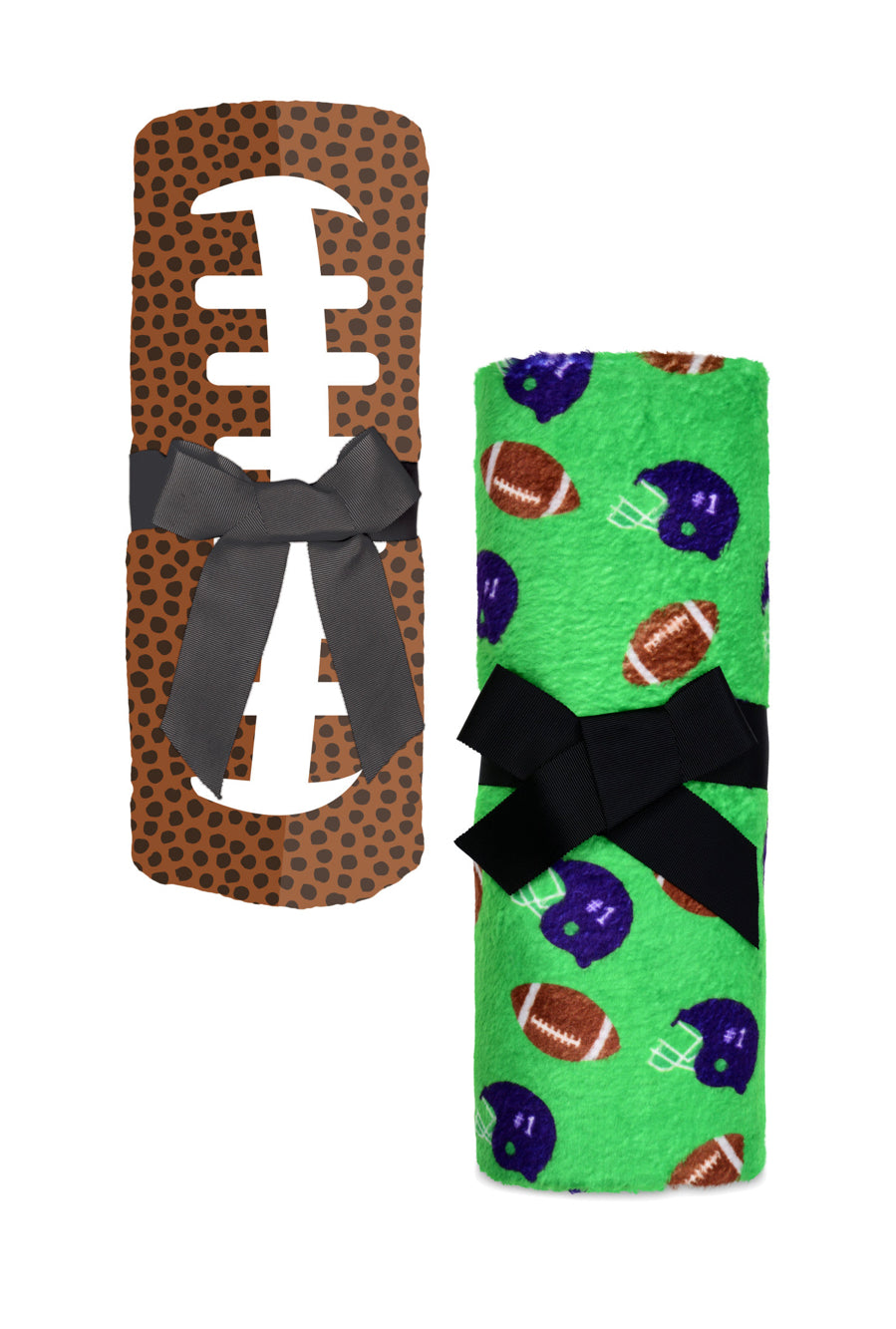 iScream Touchdown Plush Blanket - Ultra Soft & Cozy Fleece Throw for Football Fans - Perfect for Game Day, Movie Nights & Home Decor