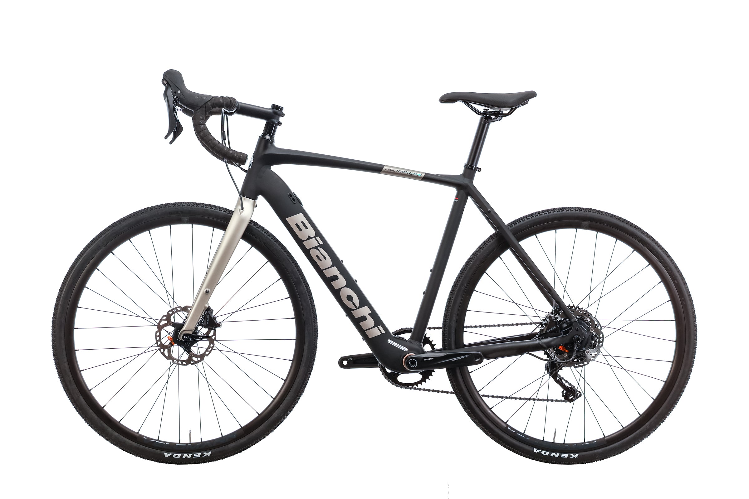 Bianchi E Impulso Gravel Electric Bike 2023 - Large Size for Adventure & Commuting | Perfect for Off-Road Trails & Urban Riding