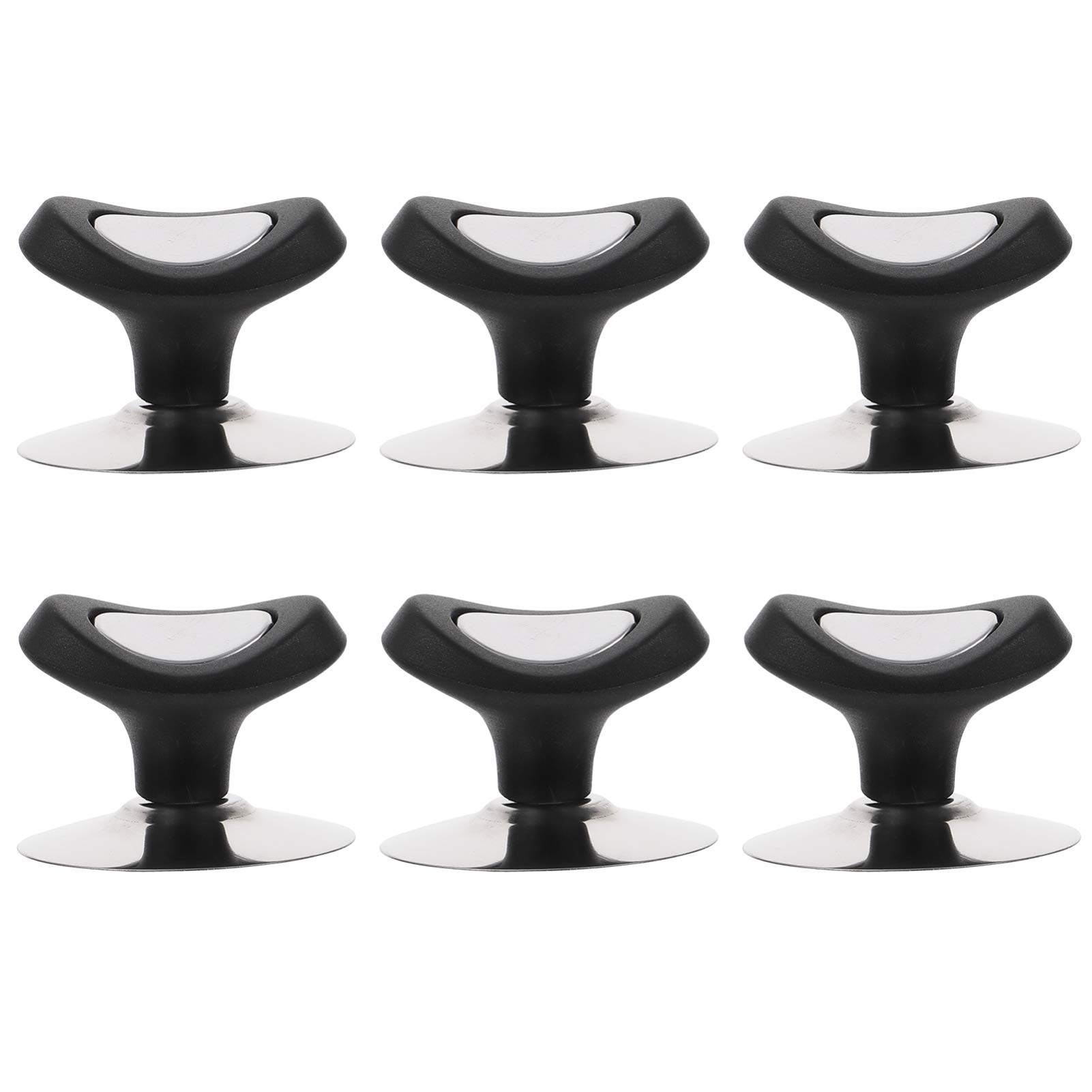 DOITOOL 6-Pack Pot Lid Knobs - Replacement Cookware Handles for Pots, Pans & Lids - Heat-Resistant Kitchen Accessories for Easy Lid Lifting (Ideal for Cooking, Baking & Food Storage)