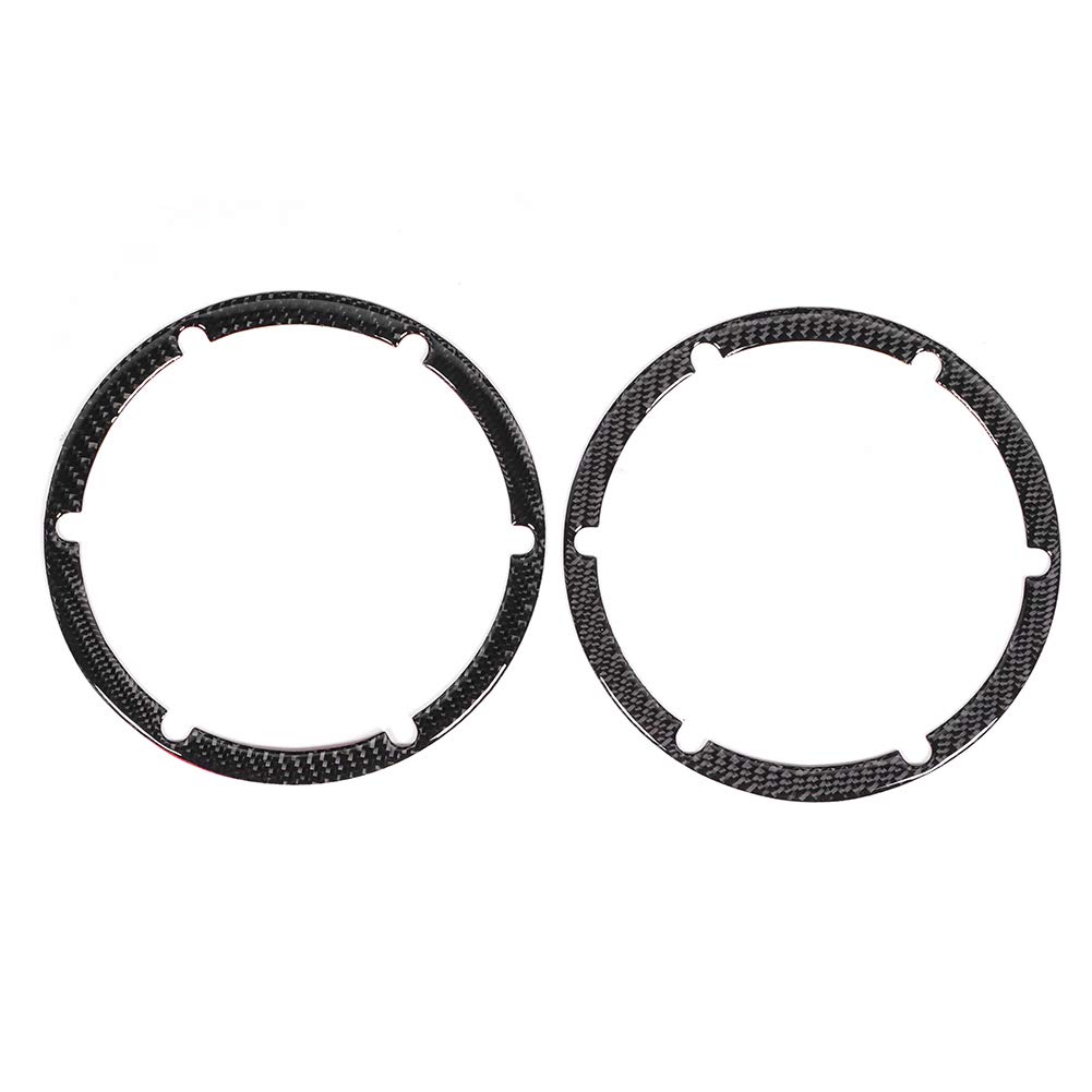 Premium Carbon Fiber Rear Speaker Frame Cover for Nissan 350Z 2006-2009 - 2-Piece Set - Lightweight & Durable Upgrade for Enhanced Car Audio Experience