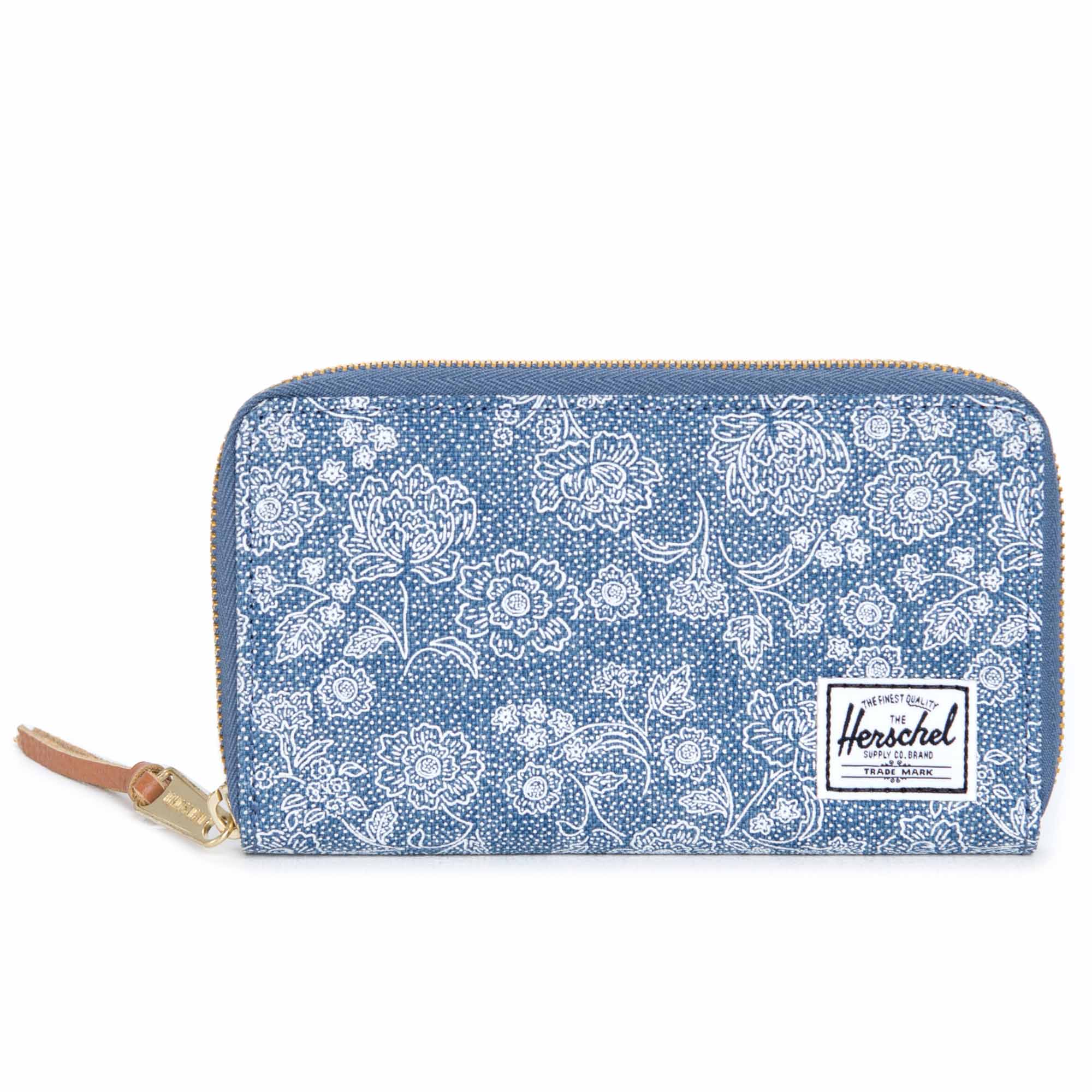 Herschel Thomas Wallet - Floral Chambray Design Slim RFID Blocking Bifold Wallet for Men | Perfect for Everyday Carry, Travel & Gifts
