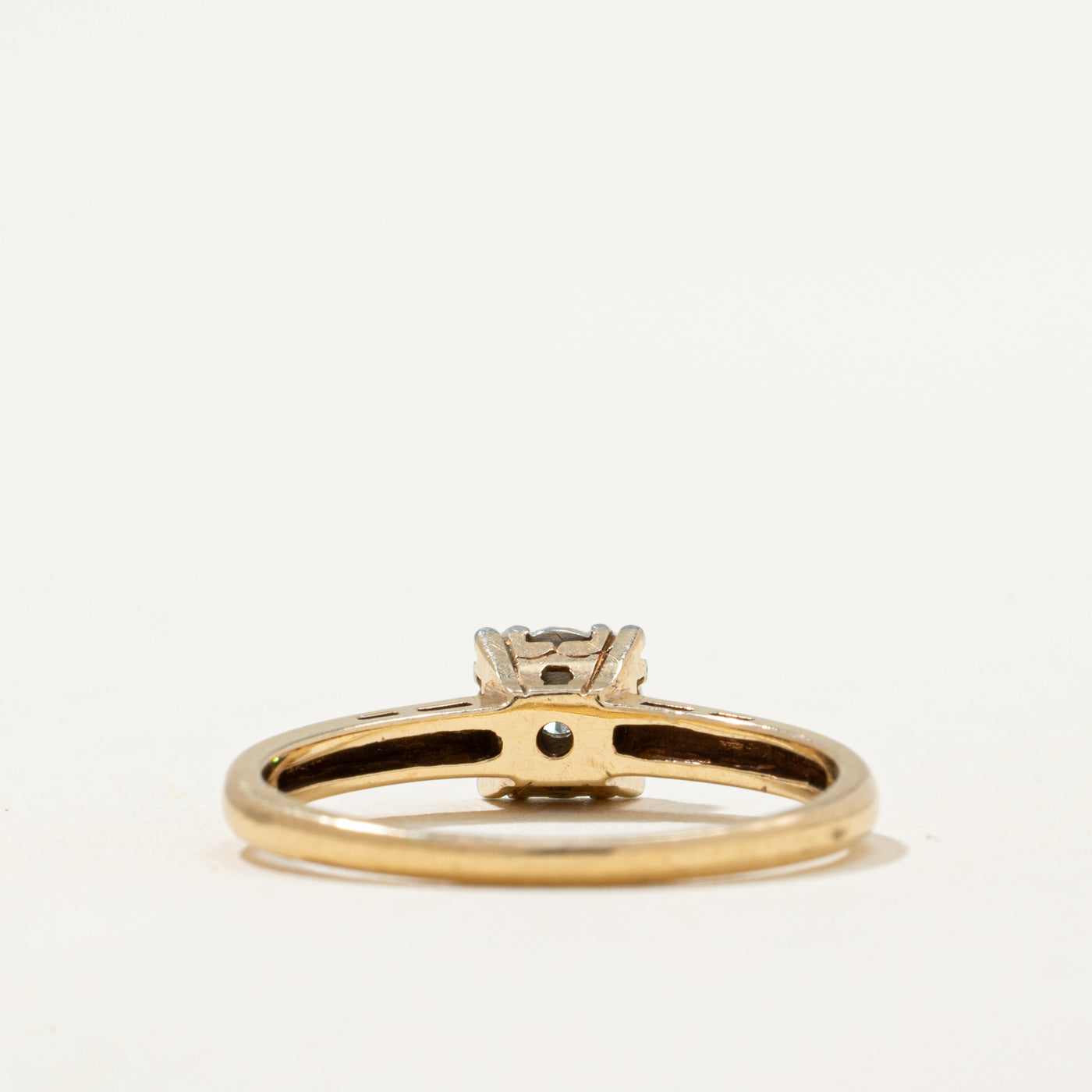 0.04ct Illusion Set Diamond Ring - Size 6 | Elegant & Affordable Engagement Ring for Women | Perfect for Proposals, Anniversaries & Special Occasions