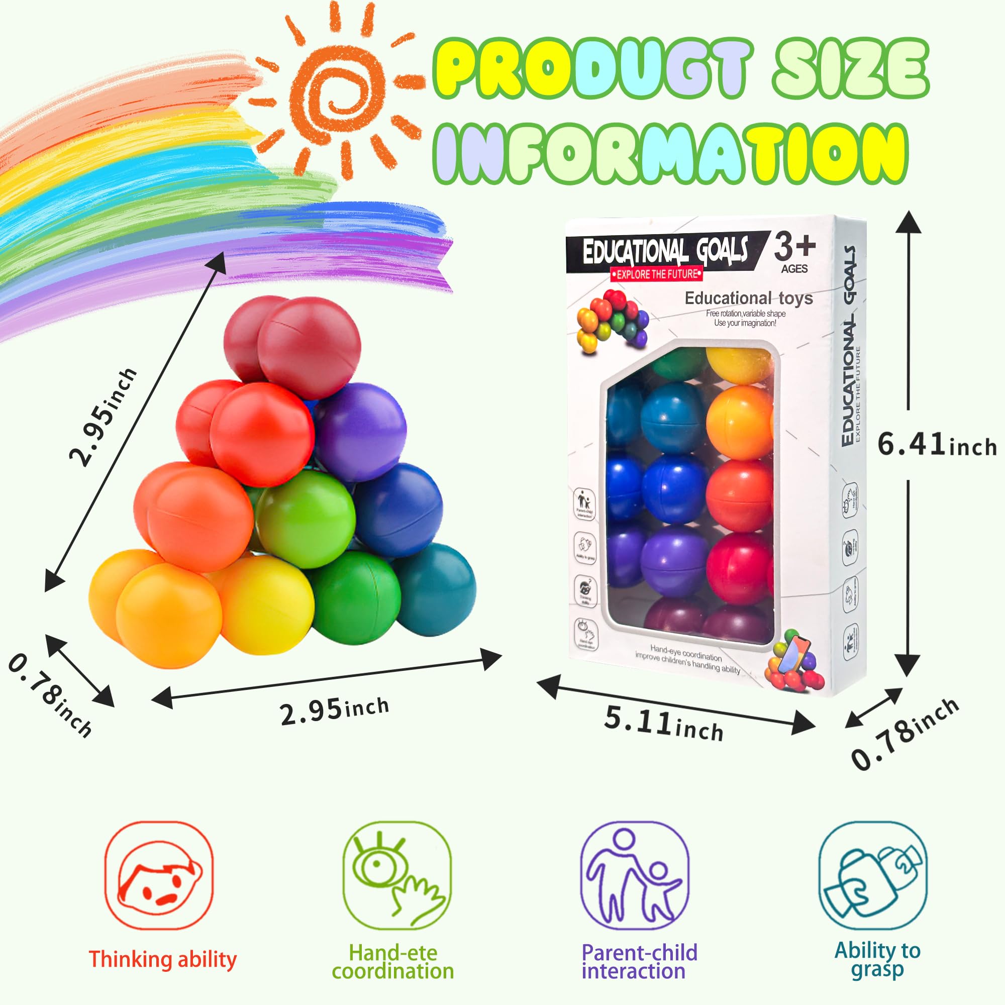 8Pcs Sensory Fidget Toys for Kids with Autism & ADHD - Stress Relief Toys for Adults & Toddlers - Christmas Stocking Stuffers, Travel Toys & Birthday Gifts for Boys Girls Ages 3-7 (Great for Classroom, Car Rides & Anxiety Relief)
