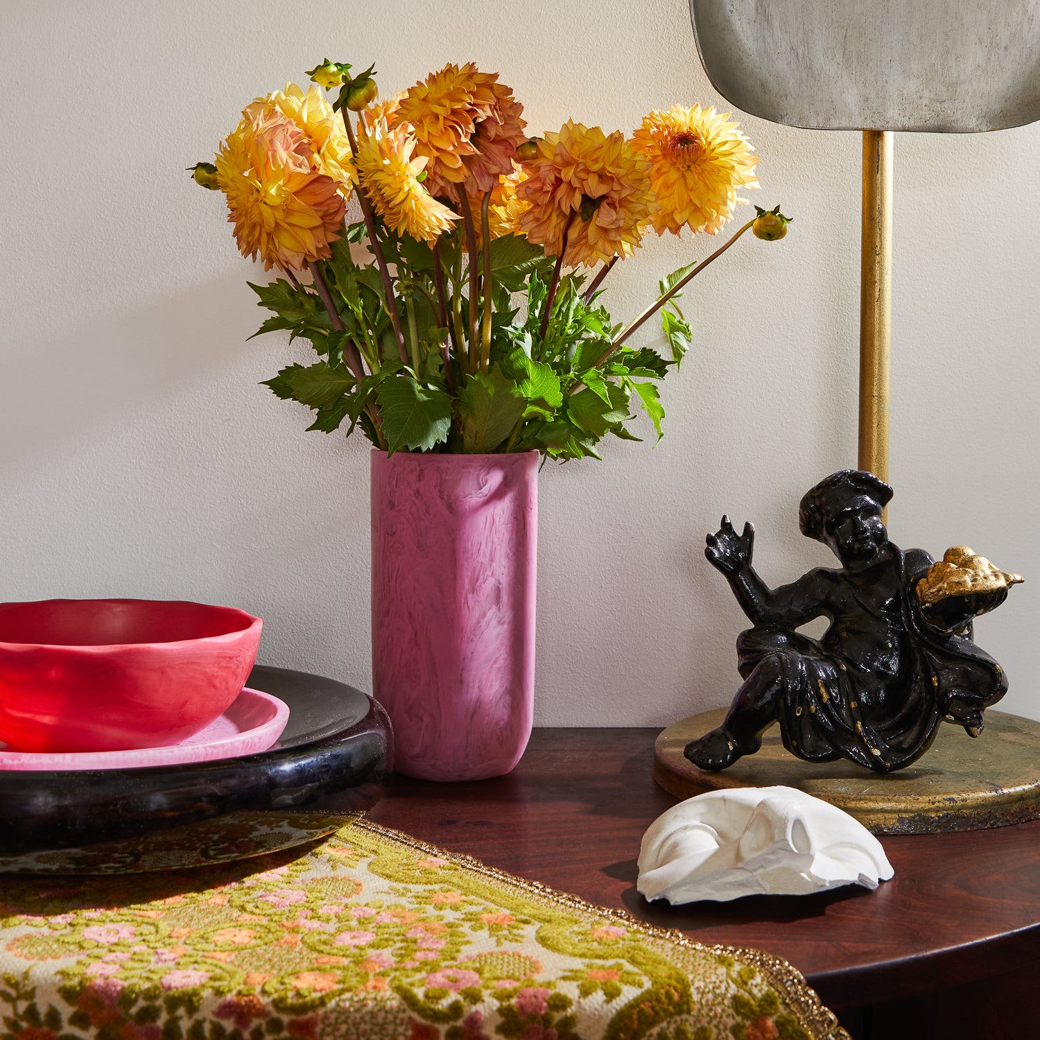 Sloane Bowl - Premium Ceramic Serving Bowl for Raspberries, Fruits & Desserts | Elegant Home Dining & Party Tableware