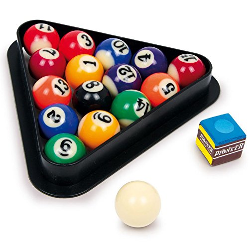 Small Foot Billar de Mesa Maxi - Premium Wooden Table Billiard Game for Kids & Adults - Perfect for Family Game Nights & Indoor Entertainment