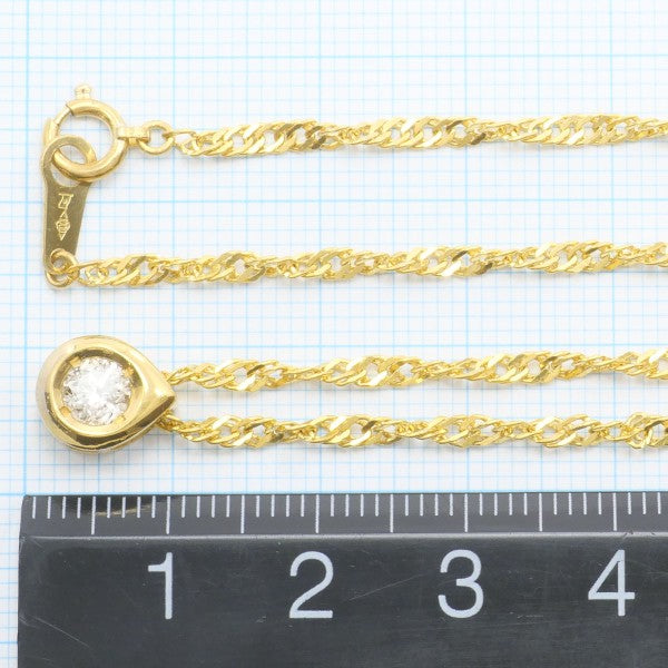 24K Yellow Gold Diamond Necklace for Women - Elegant & Luxurious Jewelry Gift for Anniversary, Wedding, Valentine's Day