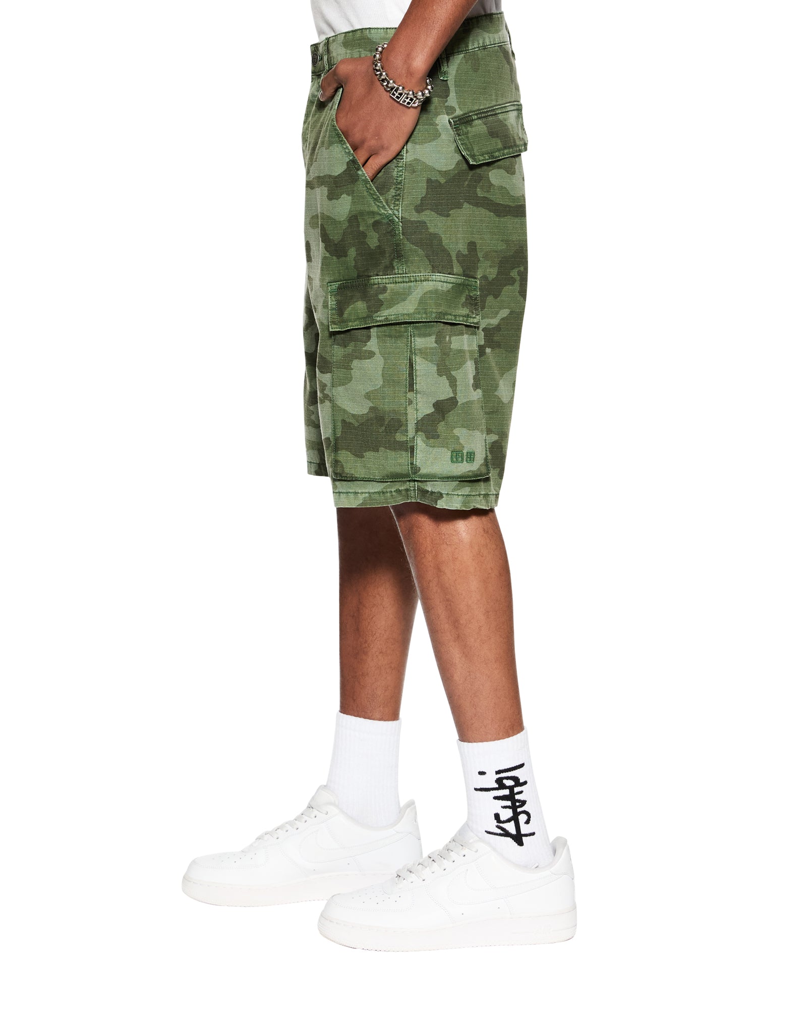 Fugitive Cargo Shorts - Men's Camo Hiking Shorts with Multiple Pockets | Perfect for Outdoor Adventures, Camping & Casual Wear