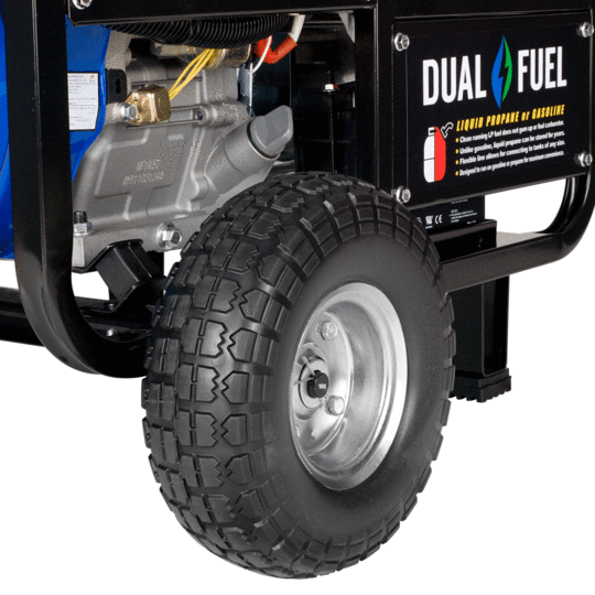 DuroMax XP10000EH 8000W/10000W Dual Fuel Portable Generator with Electric Start - Ideal for Home Backup Power, Camping & Emergency Use