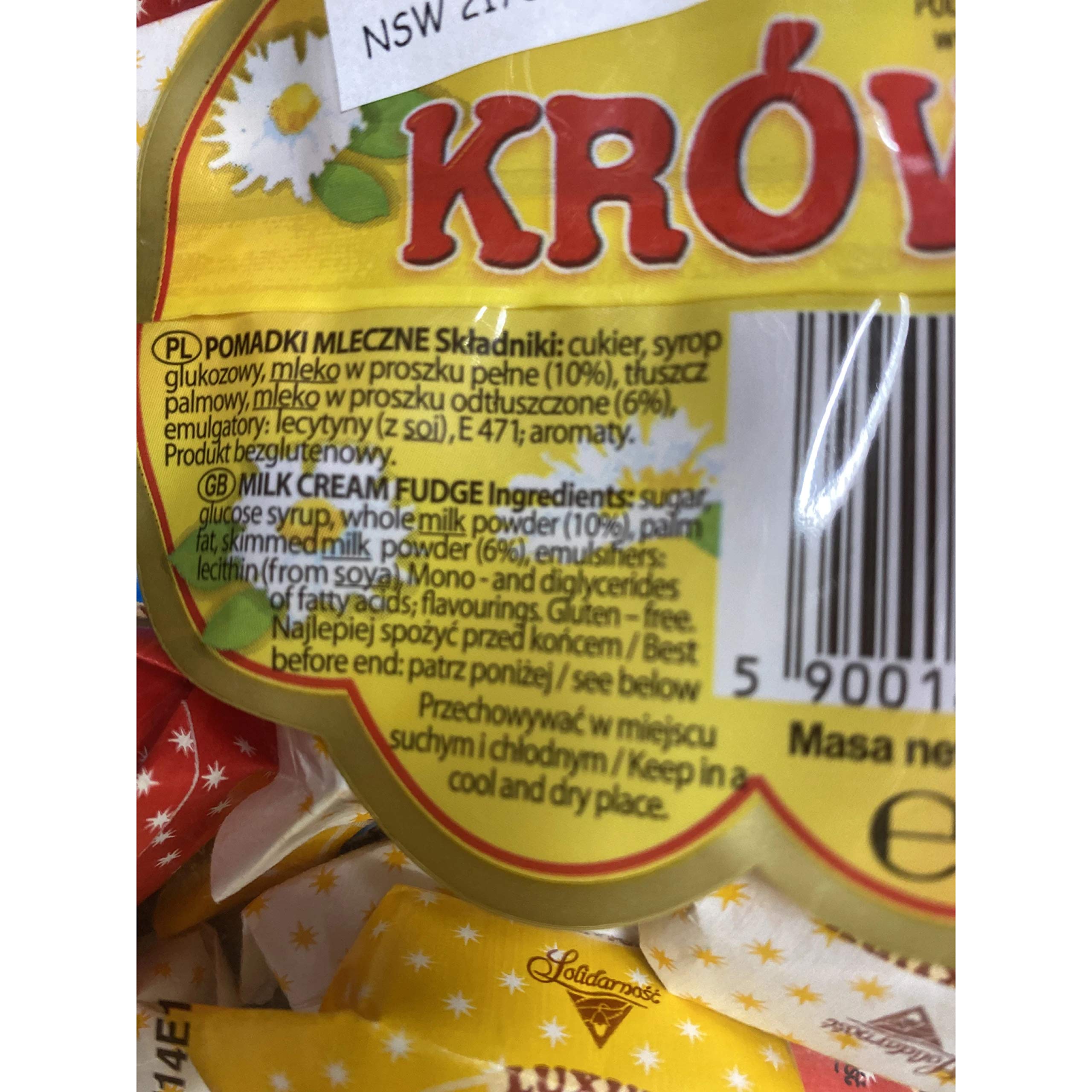 Premium SOLIDARNOSC Milk Cream Fudge 2 LB - Authentic Polish Sweet Treat - Packed by Granda - Perfect for Gifts, Parties & Dessert Tables