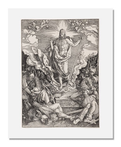 Albrecht Dürer Resurrection (Large Passion) Fine Art Print - Religious Wall Decor for Home, Church & Office