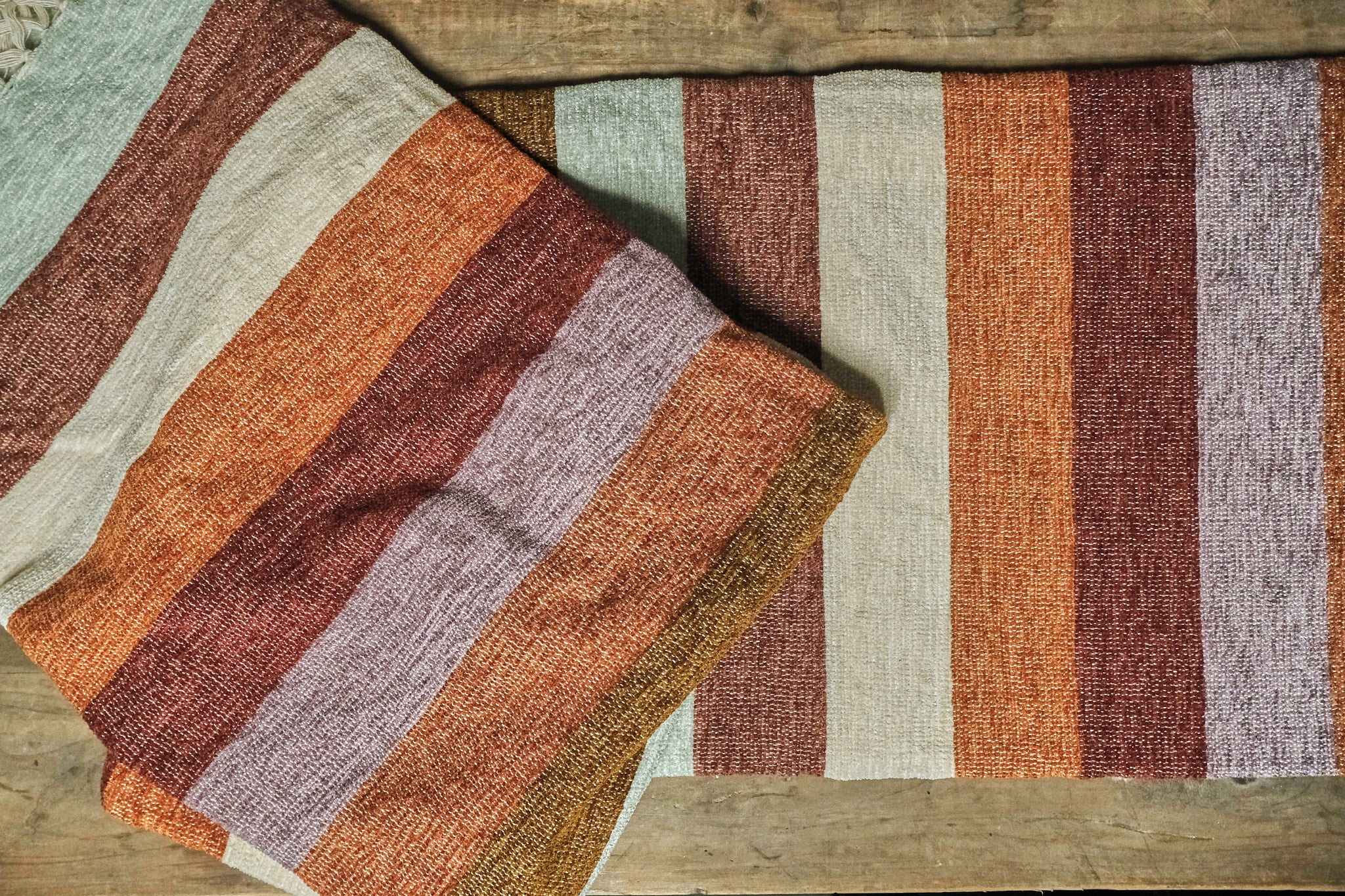 Eco-Friendly Recycled Cotton Throw Blanket - Soft & Sustainable for Bed, Couch, or Outdoor Use