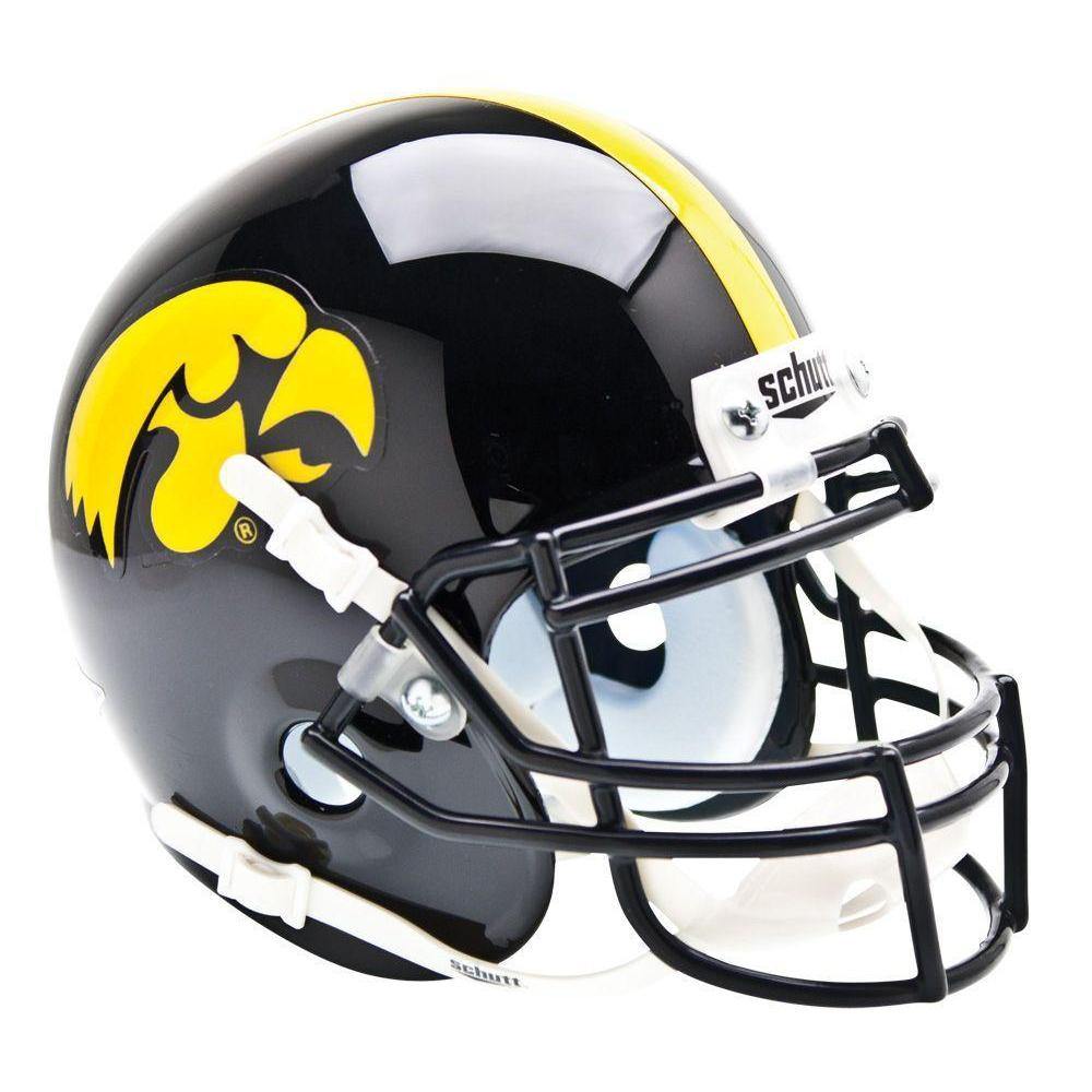 Iowa Hawkeyes College Football Collectible Mini Helmet - Authentic Replica with Display Stand - Perfect for Fans, Memorabilia Collectors & Game Room Decor