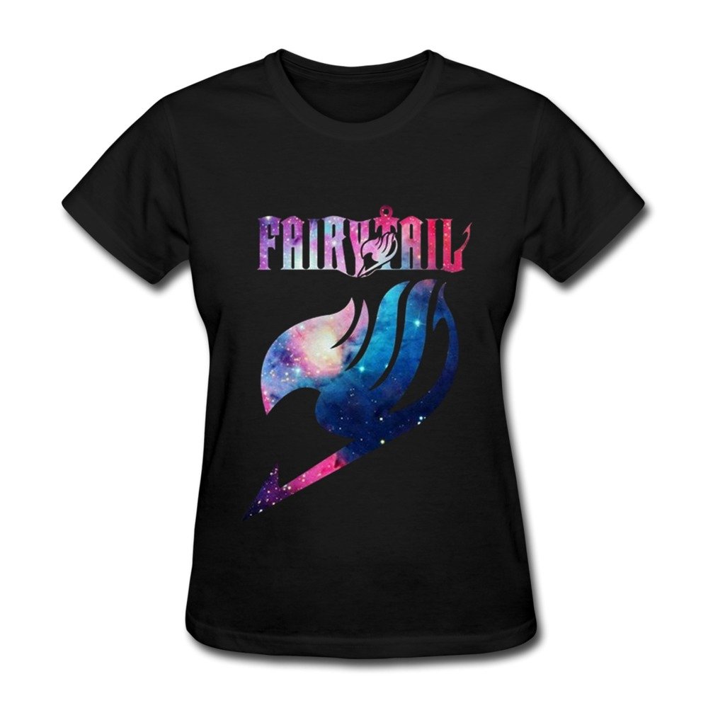 MeiLee Women's Fairy Tail Anime Short Sleeve T-Shirt | Casual Graphic Tee for Anime Fans | Perfect for Cosplay, Conventions & Everyday Wear