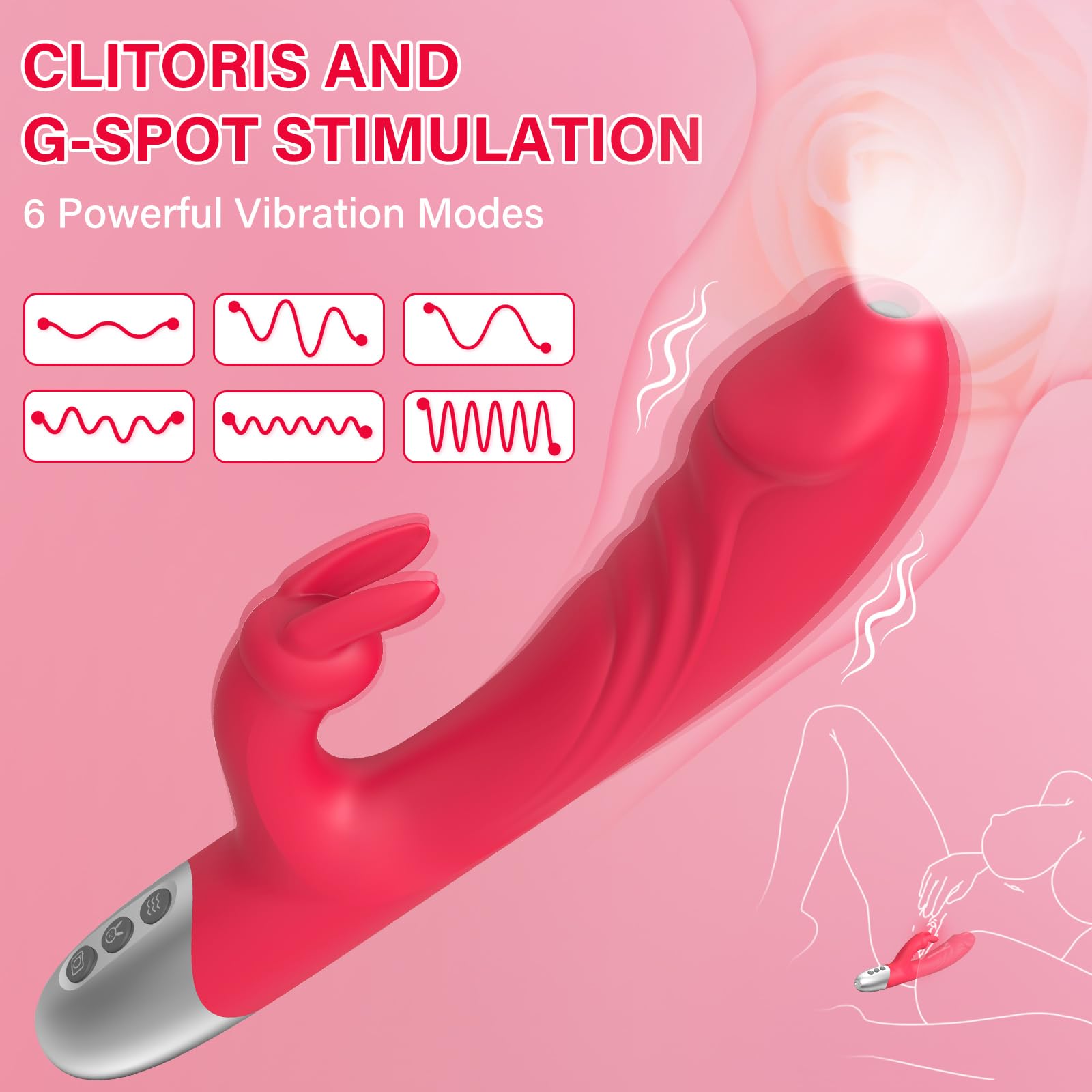 **Wireless WiFi Vibrator with HD Camera - 6 Vibration Modes for Women, Clitoral & Nipple Stimulation, Adult Sex Toy for Couples & Solo Play - Perfect for Long-Distance Pleasure & Body Exploration**