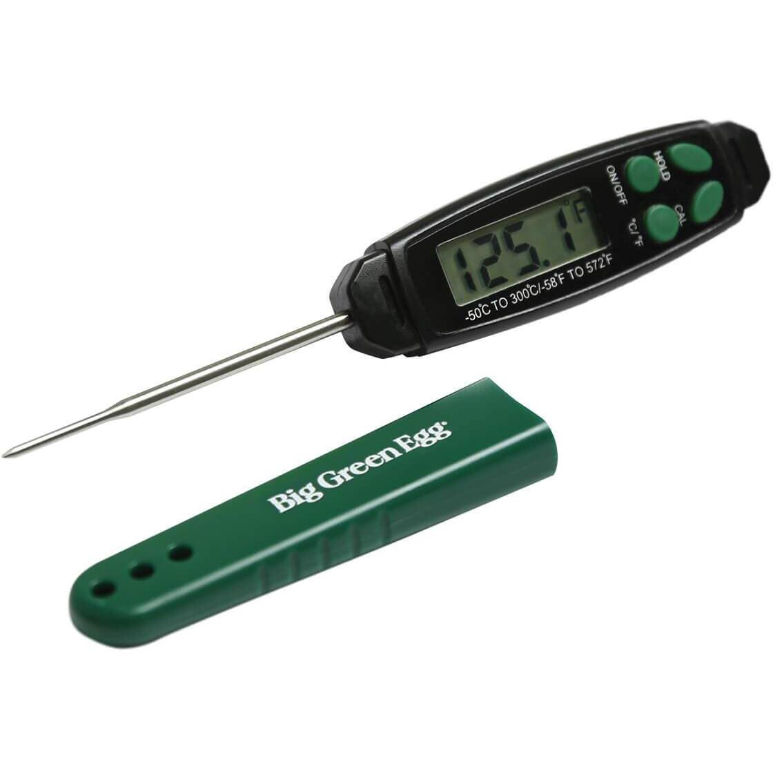 Big Green Egg Quick Read Digital Meat Thermometer for Grilling, Smoking & BBQ - Model 120793 | Instant Read Cooking Thermometer for Indoor & Outdoor Use