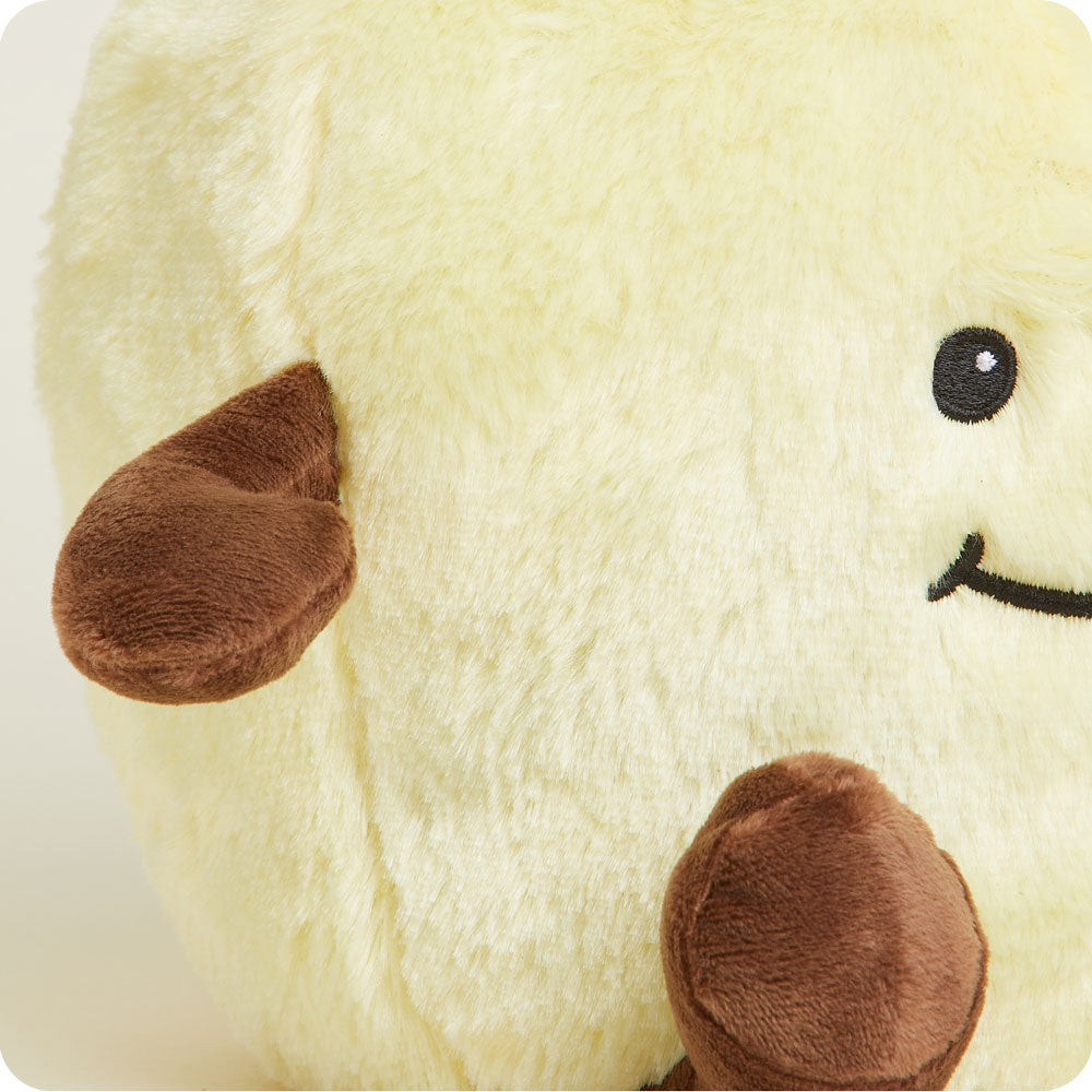 Golden Apple Warmies - Microwaveable Heating Plush for Pain Relief & Comfort - Perfect for Kids, Adults & Seniors - Use for Cramps, Muscle Aches & Stress Relief at Home or Office