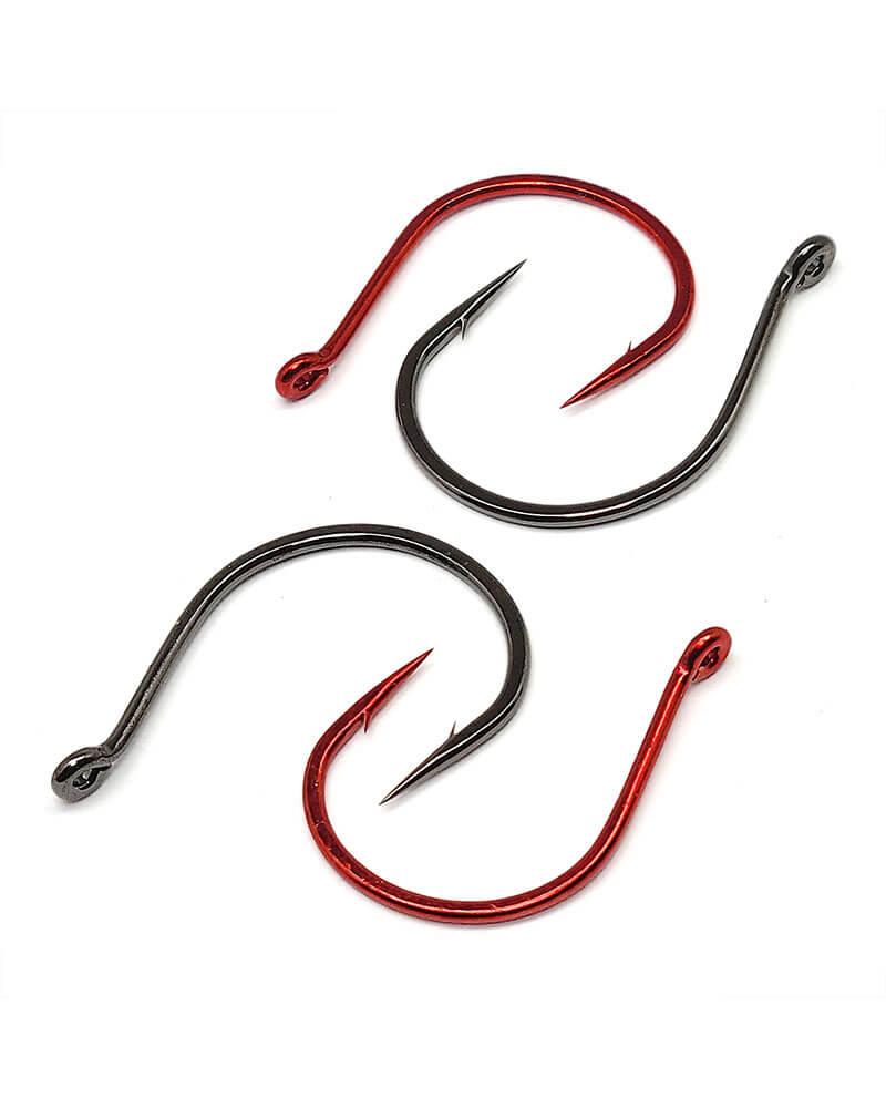 Gamakatsu Finesse Wide Gap Fishing Hooks NS Black - Premium Saltwater & Freshwater Bass Fishing Hooks for Soft Plastic Baits