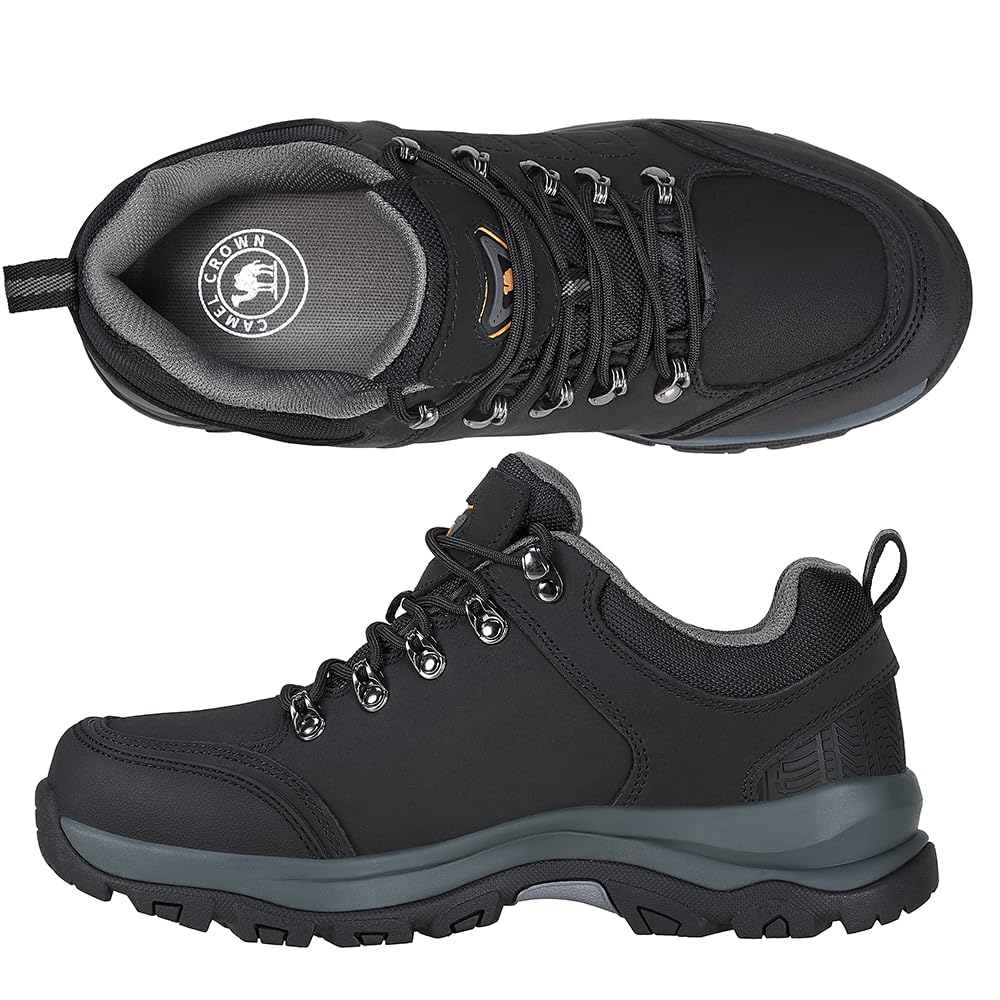 **CAMEL CROWN Men's Waterproof Hiking Shoes – Lightweight Comfortable Outdoor Walking & Work Boots for Men – Ideal for Hiking, Trail Running & Construction Work**