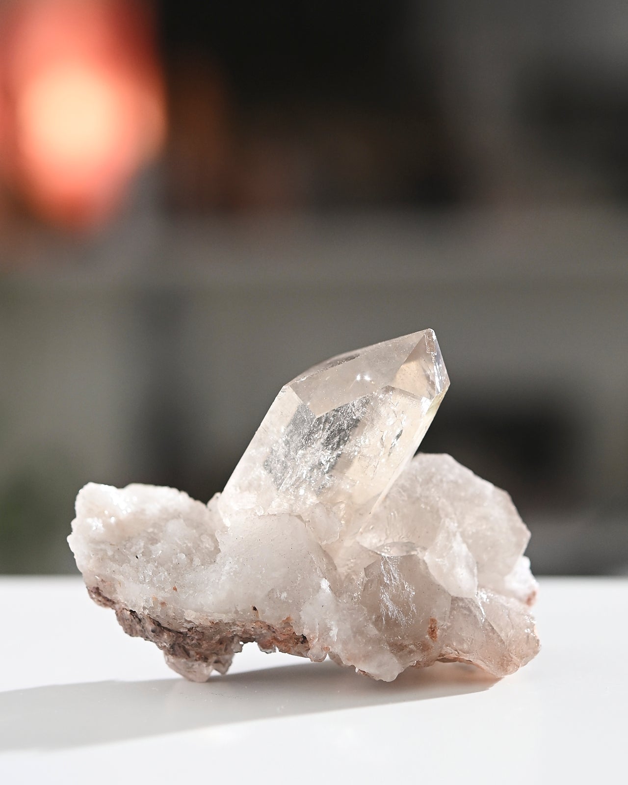 Natural Peruvian Quartz Cluster - 3 Inch Healing Crystal for Meditation, Reiki & Home Decor | Spiritual Energy Stone for Positive Vibes & Feng Shui