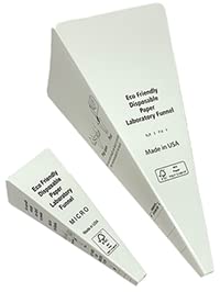 LevGo® 19630 Eco-SmartFunnel™ Disposable Paper Lab Funnels - FSC Mix Certified, Mini Size (25/Pack) - Perfect for Chemistry Experiments, DIY Projects & Scientific Research