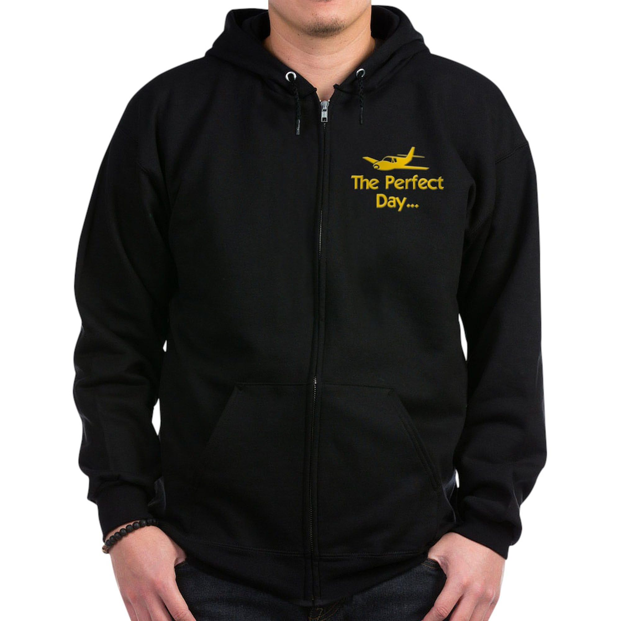 Men's Dark Zip-Up Hooded Sweatshirt - Comfortable & Stylish Pullover Jacket for Casual Wear, Gym & Outdoor Activities | CafePress Zip Hoodie