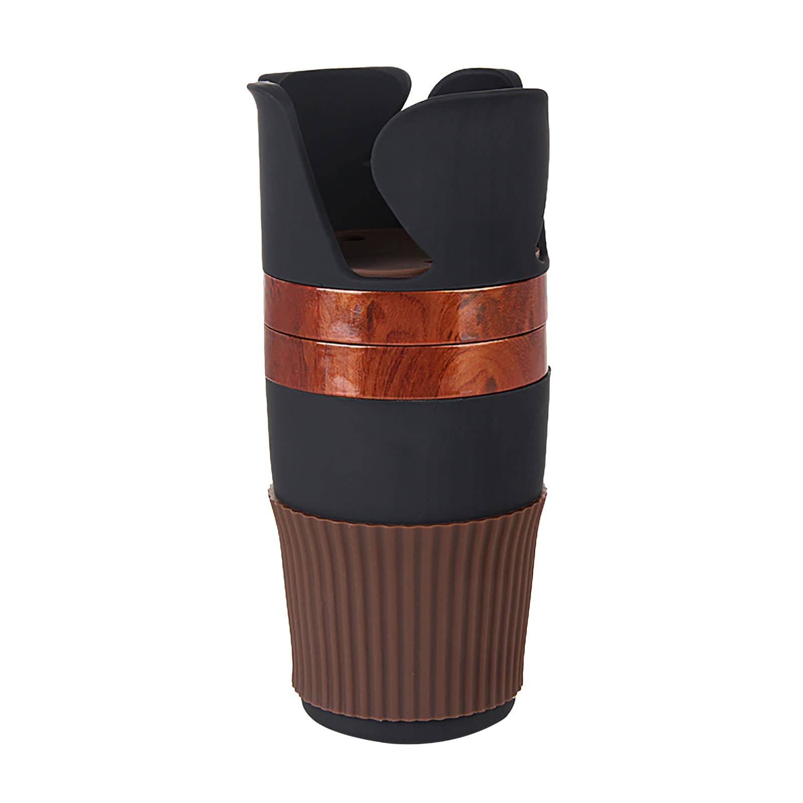 Xipoxipdo 3-in-1 Car Cup Holder Organizer with Phone Stand & Storage Bottle - Perfect for Road Trips, Biking & Daily Commute - Compact Multifunctional Vehicle Accessories