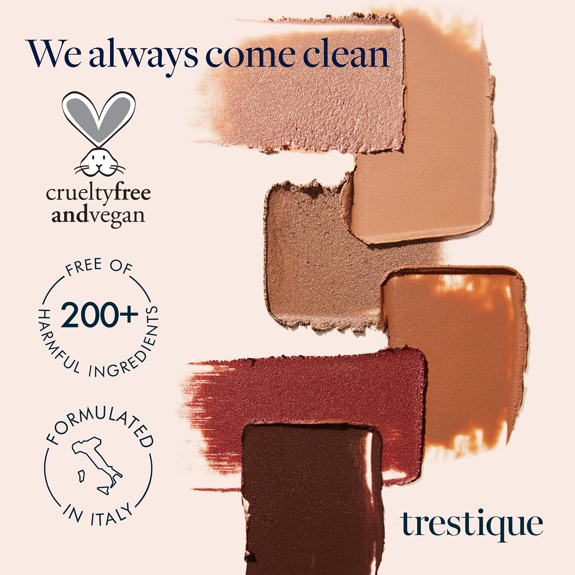 Trestique Refillable 2-in-1 Eyebrow Pencil & Gel - Clean Beauty Brow Definer with Built-In Spoolie | Natural Looking Brows for Everyday Makeup & On-The-Go Touch Ups