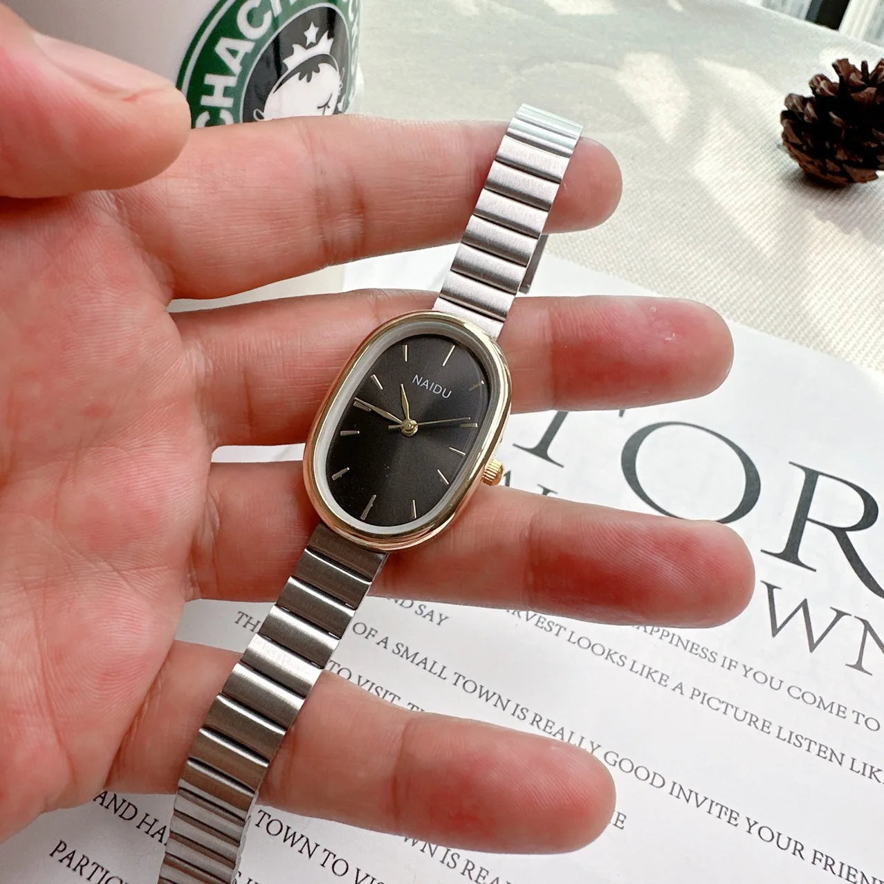Elegant Roman Numeral Watch for Women - Stylish Analog Wristwatch with Leather Band - Perfect for Office, Casual Wear & Special Occasions