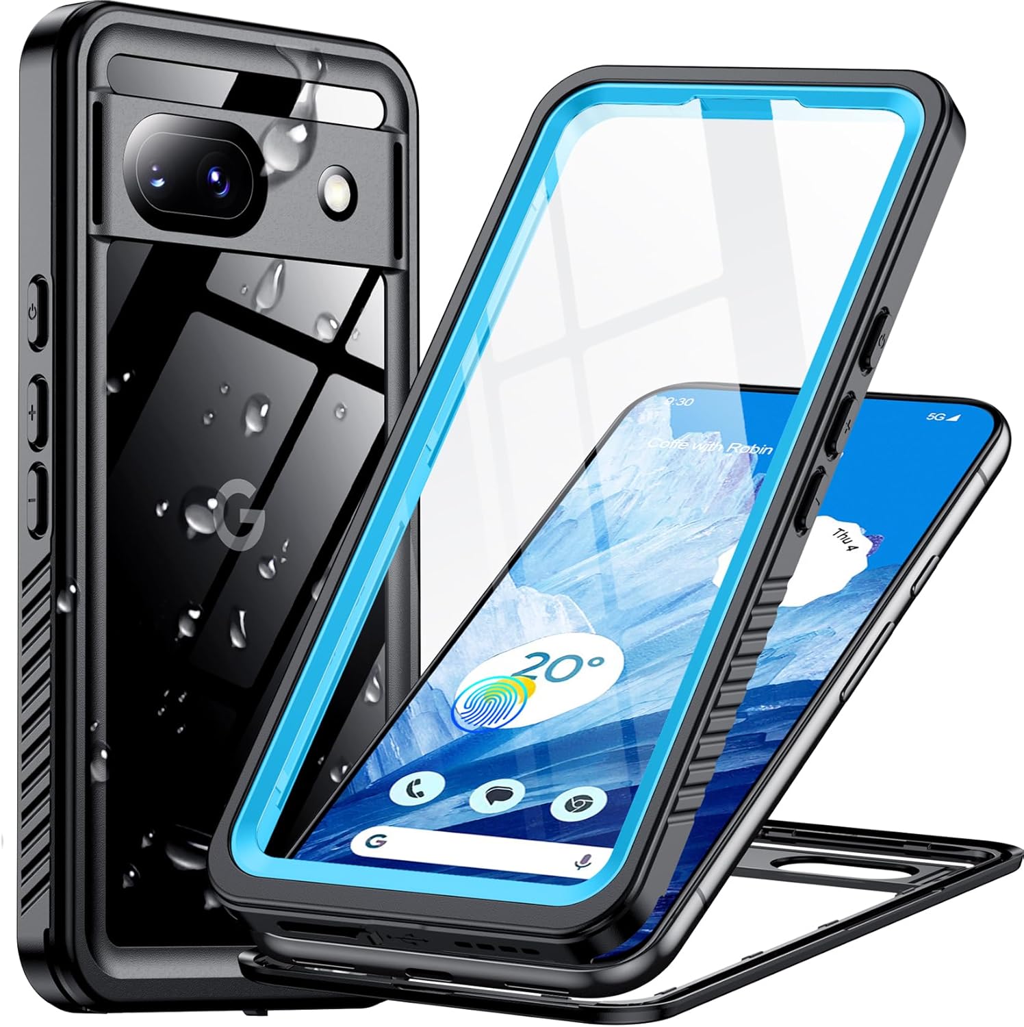 Google Pixel 8 Shockproof & Waterproof Phone Case - Rugged Protective Cover for Drops, Dust & Rain - Perfect for Outdoor Adventures, Travel & Daily Use