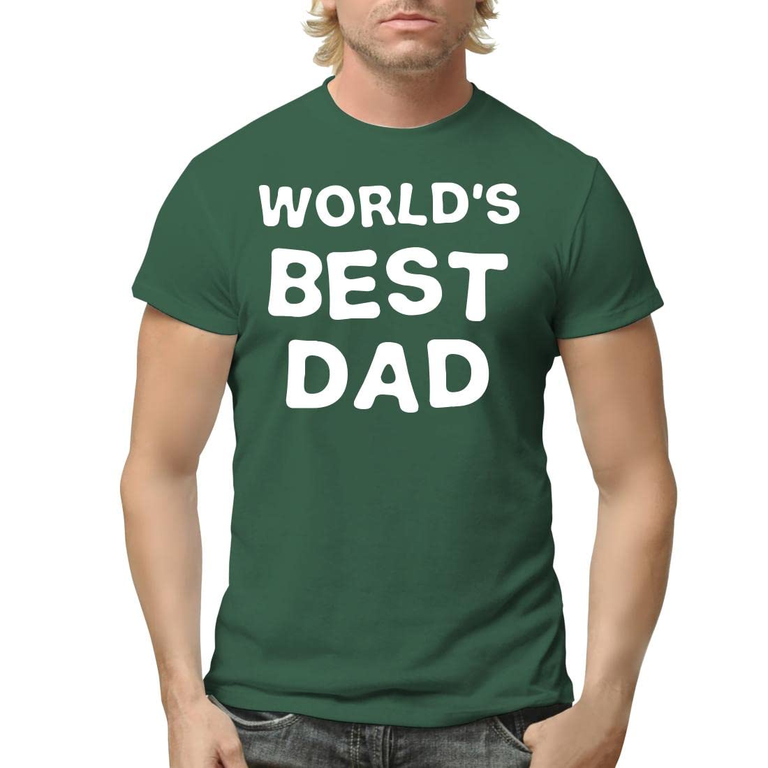 Best Dad T-Shirt for Men - Soft Cotton Short Sleeve Tee - Father's Day Gift, Birthday Present & Casual Wear - Ideal for Family Outings, BBQ Parties & Everyday Comfort