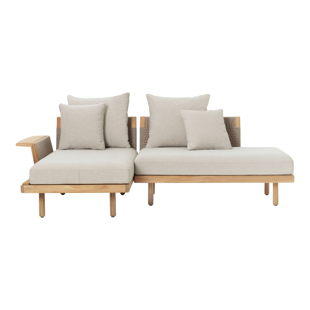 Outdoor Patio Sofa Set - 3-Piece Pre-Configured Furniture for Garden, Deck & Backyard Relaxation