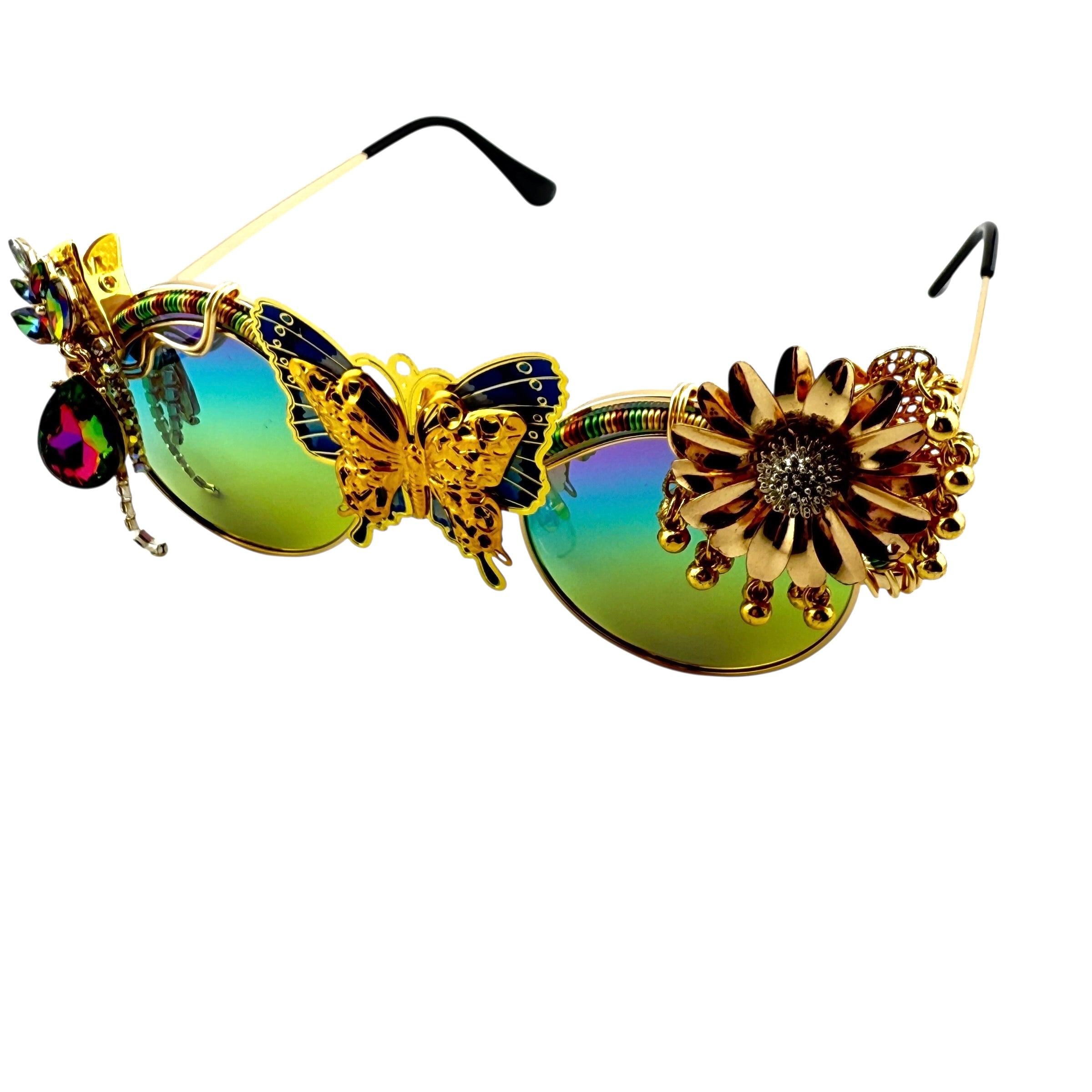 Butterfly Keepsake SpunClips™ - Elegant Hair Clips for Women & Girls - Perfect for Weddings, Parties & Everyday Wear
