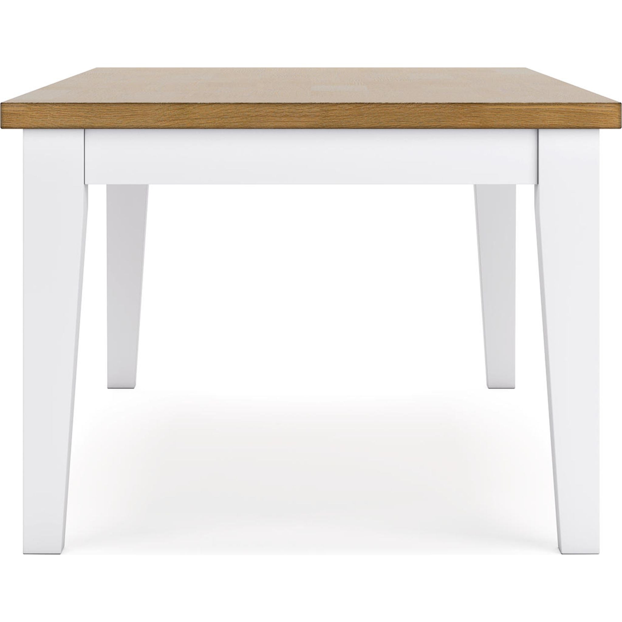 Ashbryn White and Natural Wood Dining Table (D844-25) - Perfect for Modern Kitchens, Dining Rooms, and Small Spaces