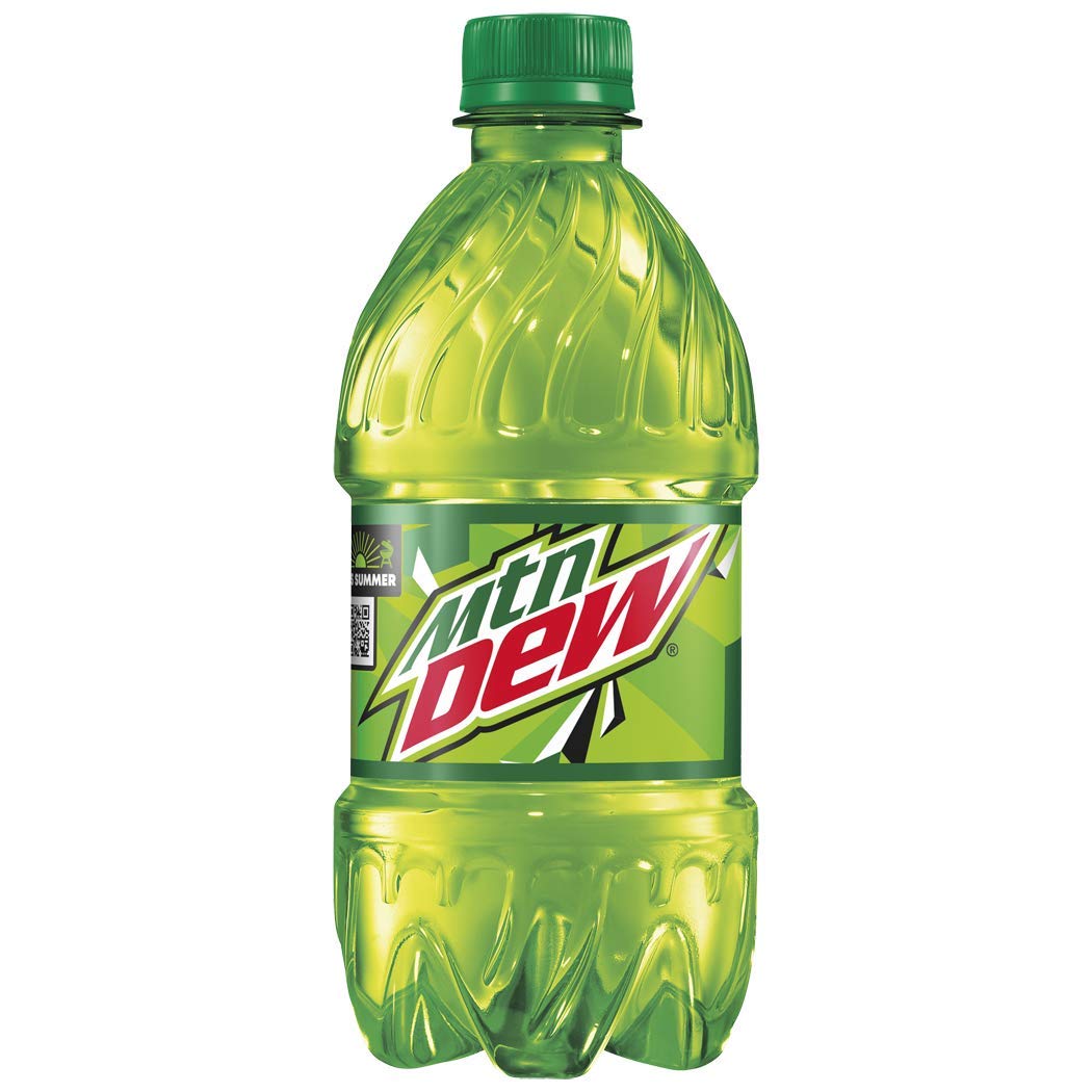 Mountain Dew Citrus Soda - 8 Pack of 12 Fl Oz Bottles (96 Oz Total) - Refreshing Soft Drink for Parties, Gaming & Outdoor Adventures
