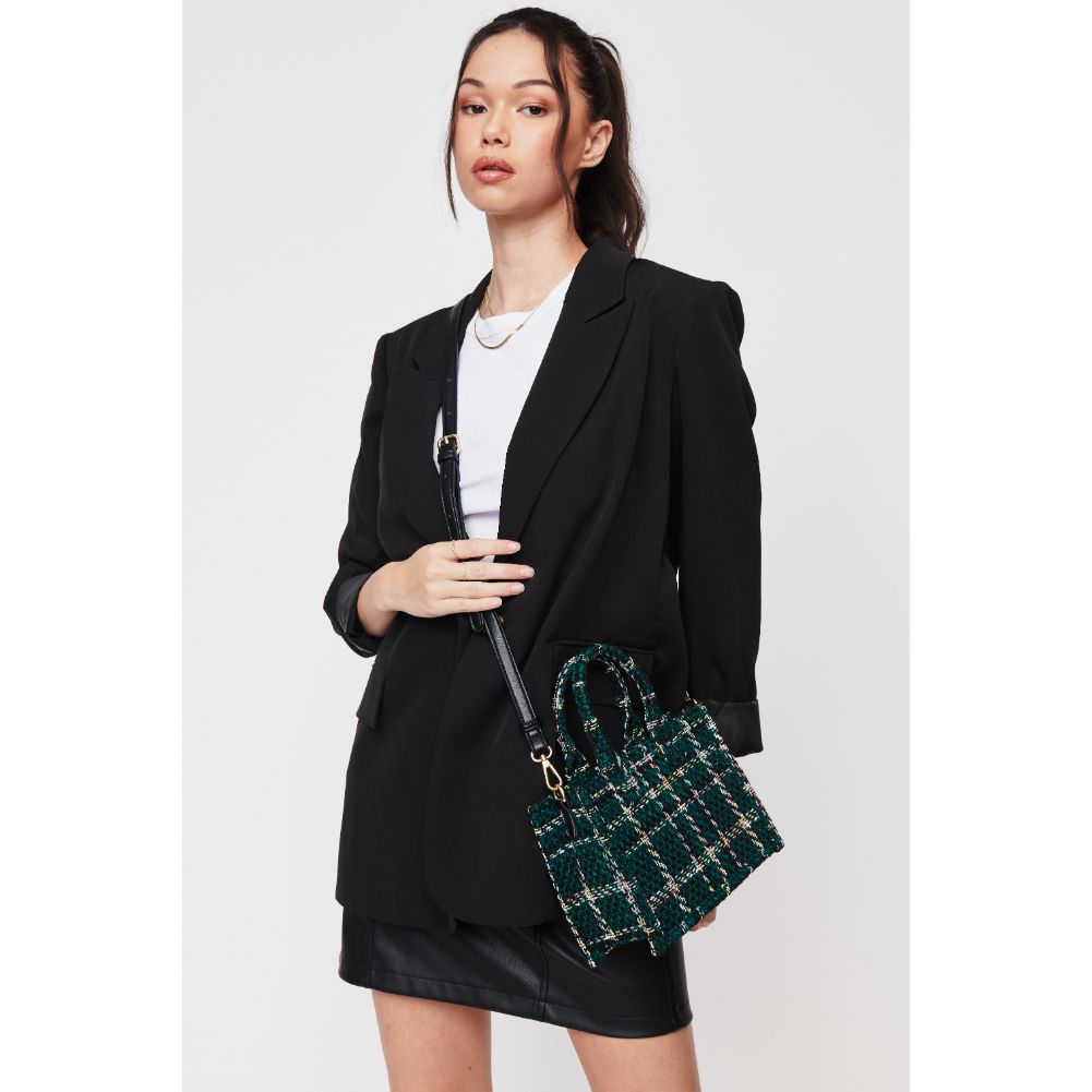Edina Plaid Crossbody Bag for Women - Stylish & Lightweight Shoulder Purse - Perfect for Travel, Work & Everyday Use