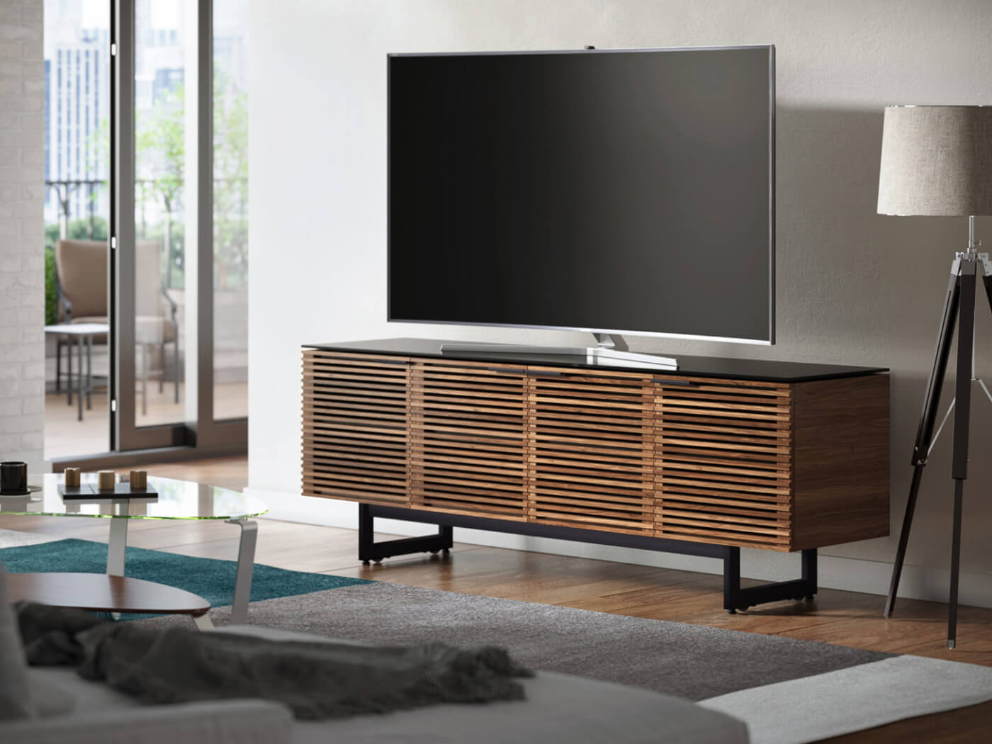 BDI Corridor 8179 Media Console - Modern TV Stand with Storage for Living Room, Home Theater & Entertainment Centers