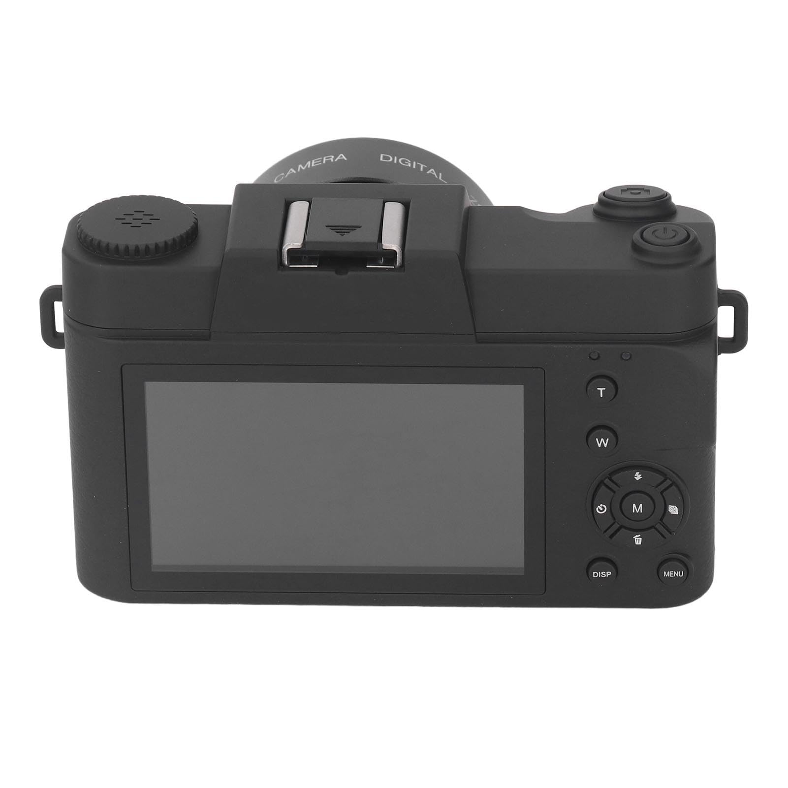 4K Digital Camera with 3.0 Inch IPS Screen - 56MP Vlogging Camera with 16x Digital Zoom, Autofocus & WiFi Connectivity | Hot Shoe Interface, Built-in Fill Light & 1500mAh Battery for YouTube, Travel & Selfie Photography