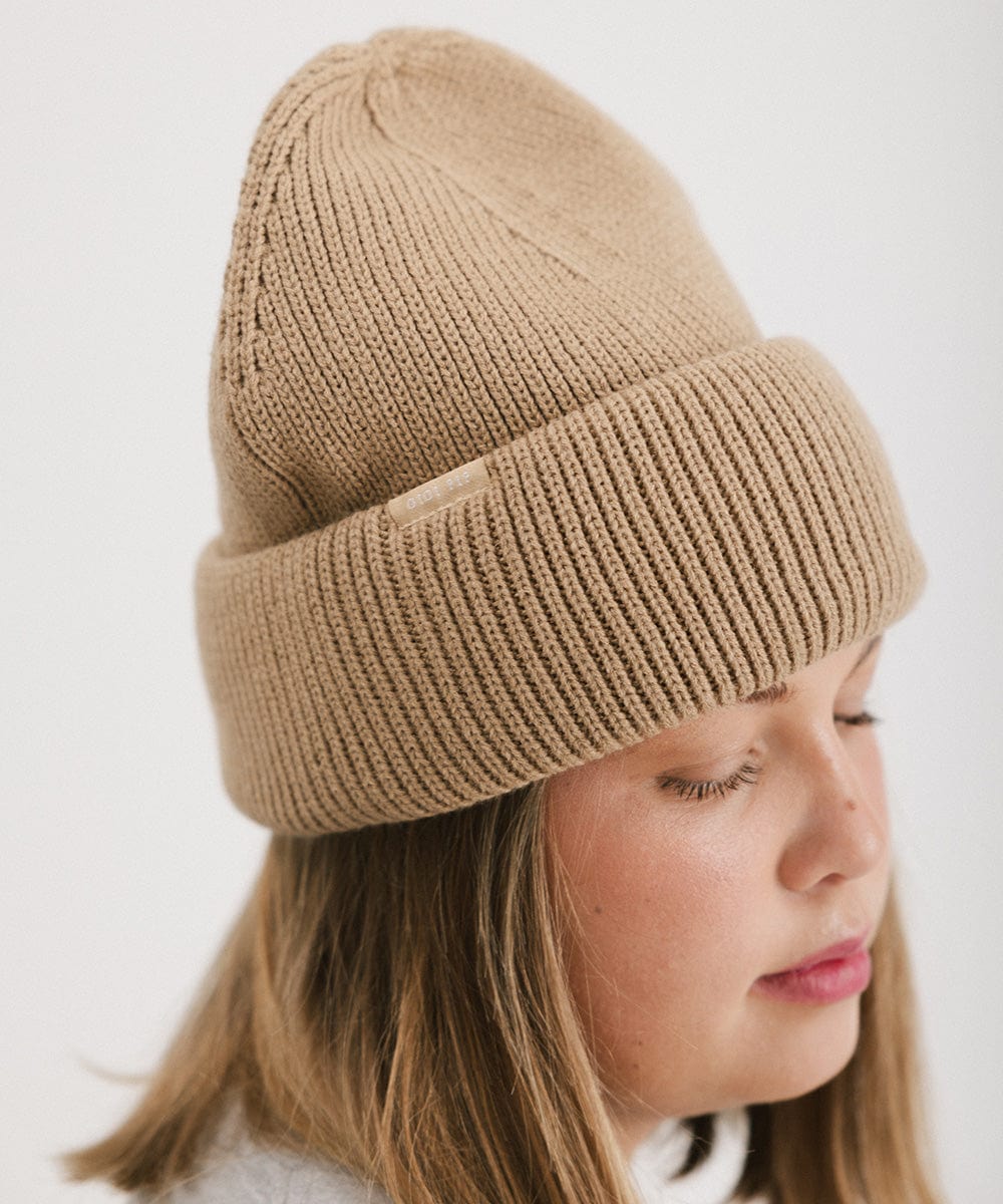 Lou Oversized Knit Beanie - Soft Chunky Winter Hat for Women & Men - Perfect for Cold Weather, Skiing, and Outdoor Activities