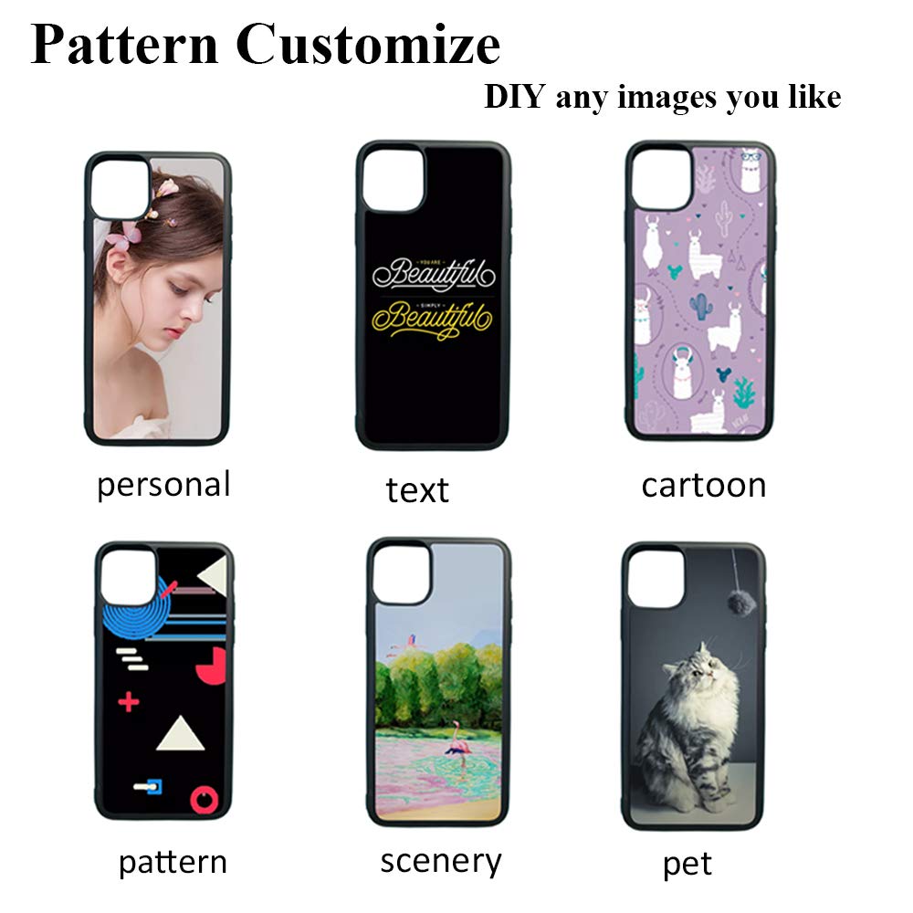 10 PCS Sublimation Blanks 2D Phone Case Covers - Soft Rubber Protective Case for iPhone 11 (6.1