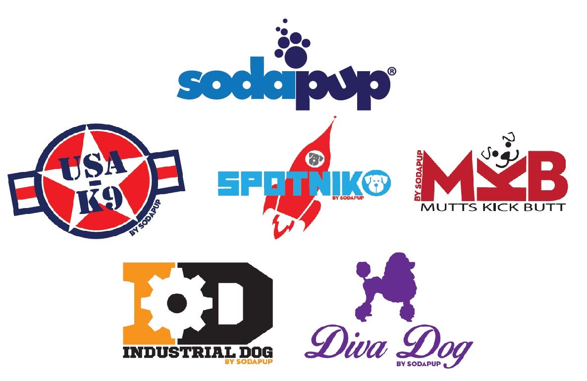 **SodaPup Soda Can Dog Chew Toy – Durable Non-Toxic Natural Rubber Treat Dispenser for Mental Stimulation & Anxiety Relief – USA Made Pet Safe Chewing Toy for Aggressive Chewers – Perfect for Playtime, Training & Stress Relief**