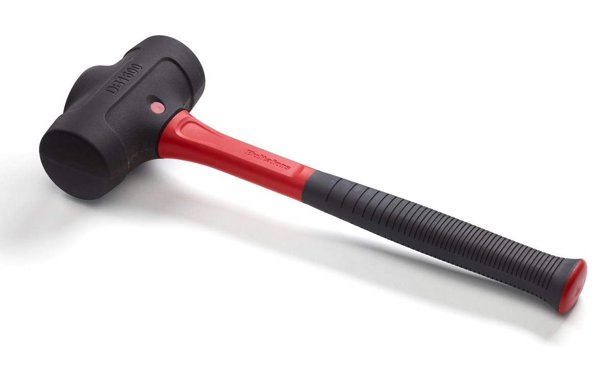 Hultafors 823413U Dead Blow Hammer DB 1600 - 13.5 Inch Rubber Mallet for Auto Body Work, Woodworking & Metalworking | Shock-Absorbing Non-Marring Hammer for Professional & DIY Projects