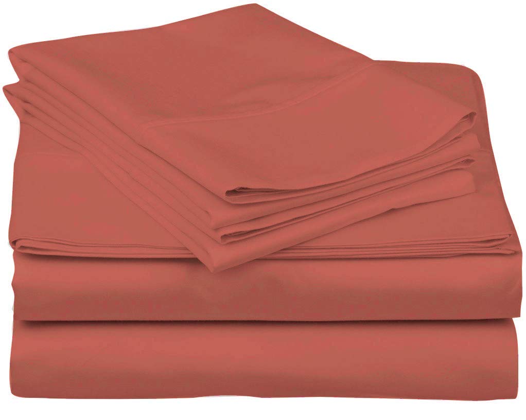 Premium 6-Piece Queen Size Bed Sheet Set - 400 Thread Count 100% Egyptian Cotton, 18