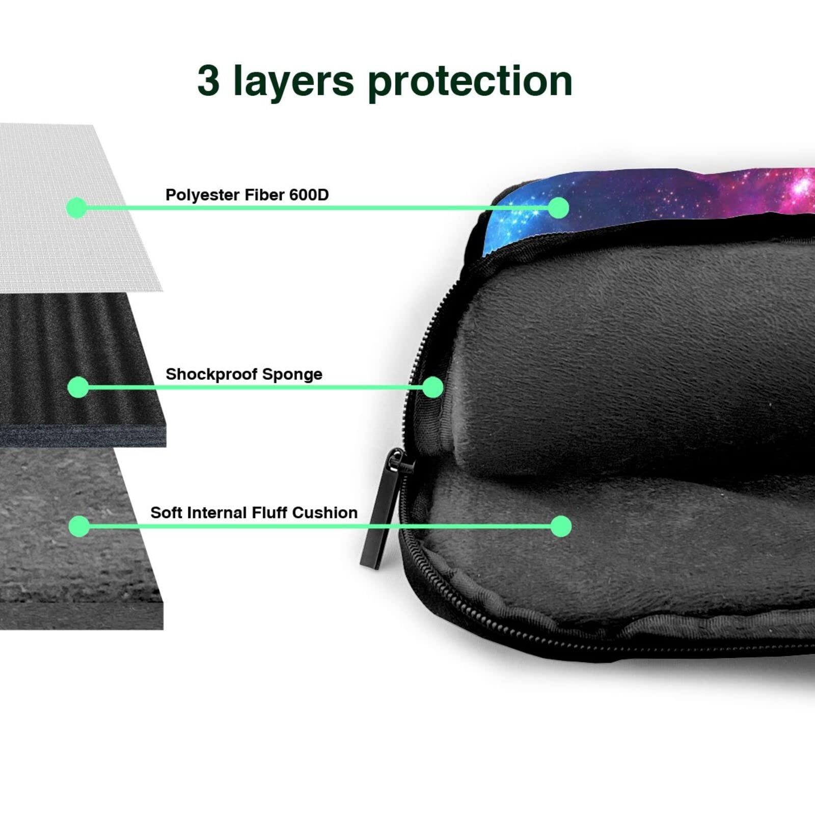 Stylish Unisex Laptop Bag for 13/14/15.6 Inch Devices - Durable Shoulder Messenger Briefcase with Tablet Sleeve, Perfect for Work, Travel & School