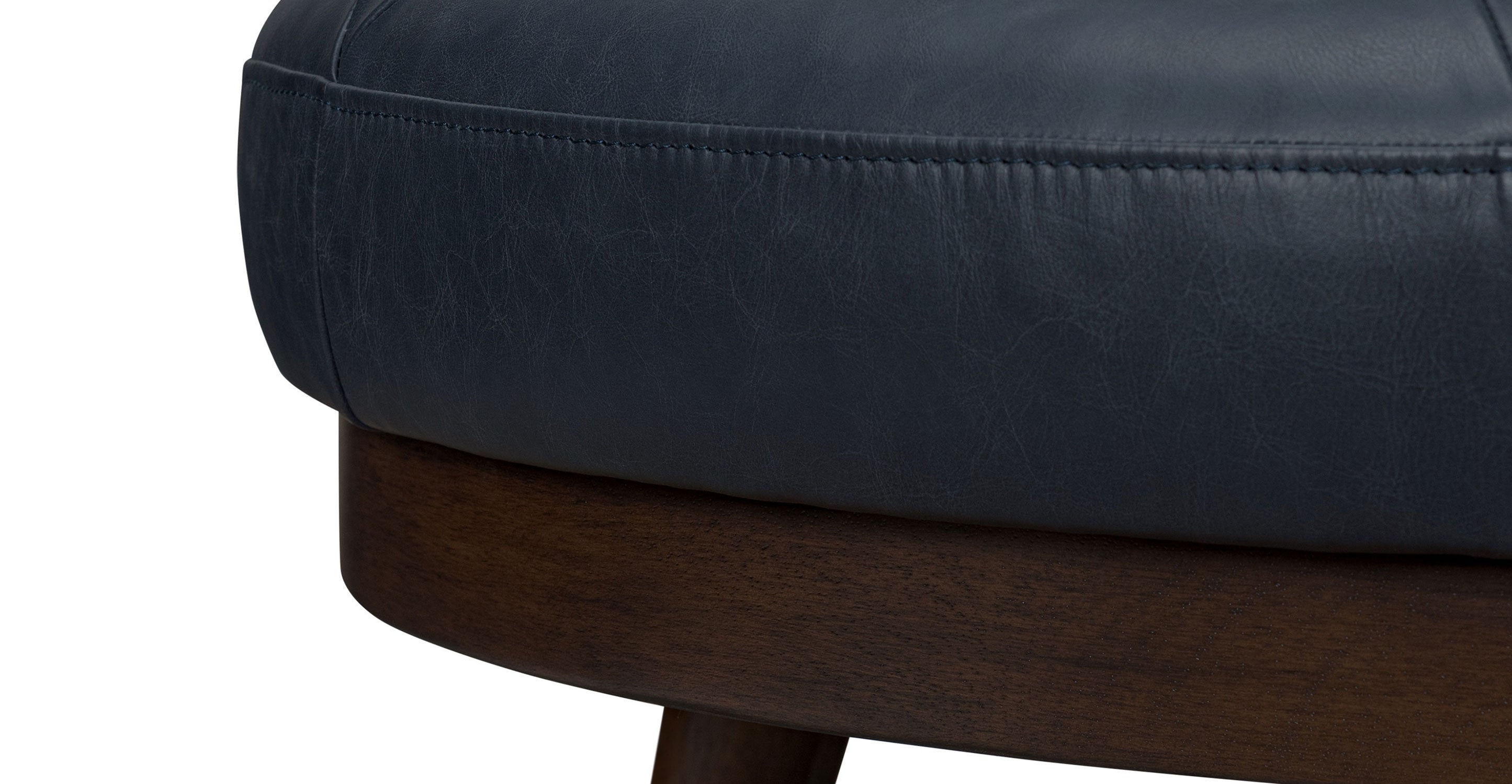 Premium Gio Leather Ottoman - Soft & Durable Footrest, Storage Bench, Living Room Decor - Perfect for Home, Office & Lounge Relaxation