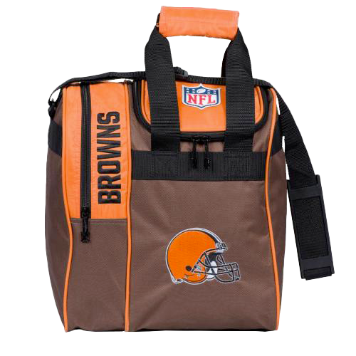 NFL Cleveland Browns Bowling Bag - Official Team Logo Tote for Sports Fans | Perfect for Bowling, Gym & Travel Accessories