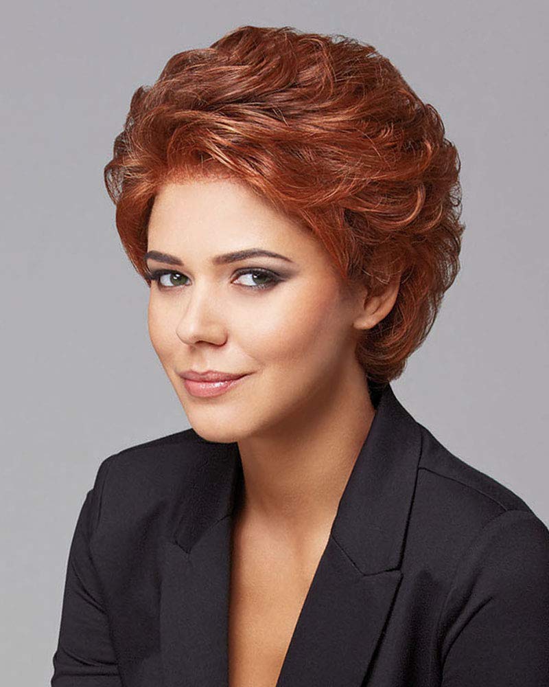 Eva Gabor Pinnacle Lace Front Wig - GL4/8 Dark Chocolate Brown Human Hair Wig for Women | Natural Look, Comfortable Wear for Daily Use, Cosplay & Special Occasions